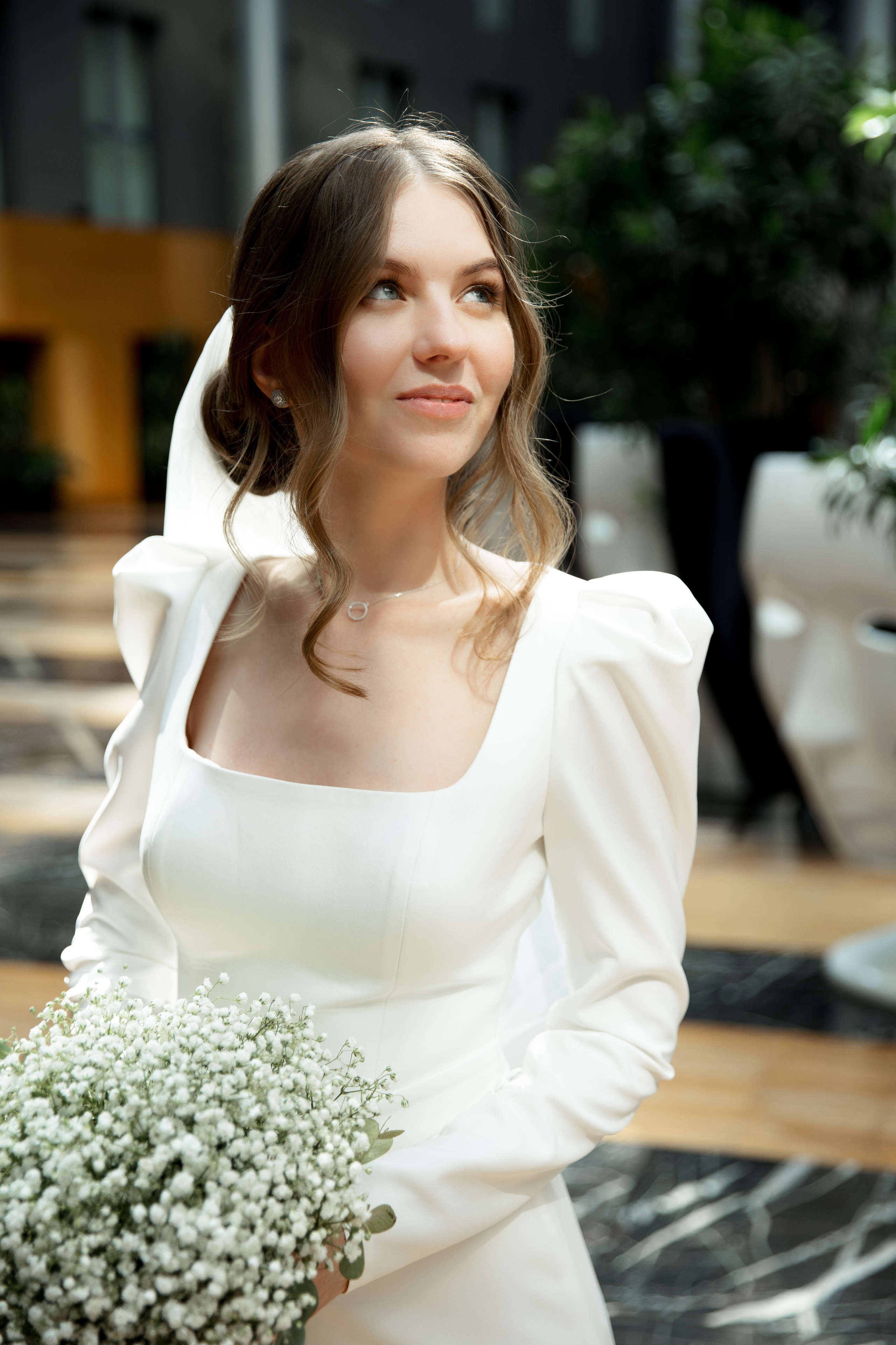 стильная невеста портрет 