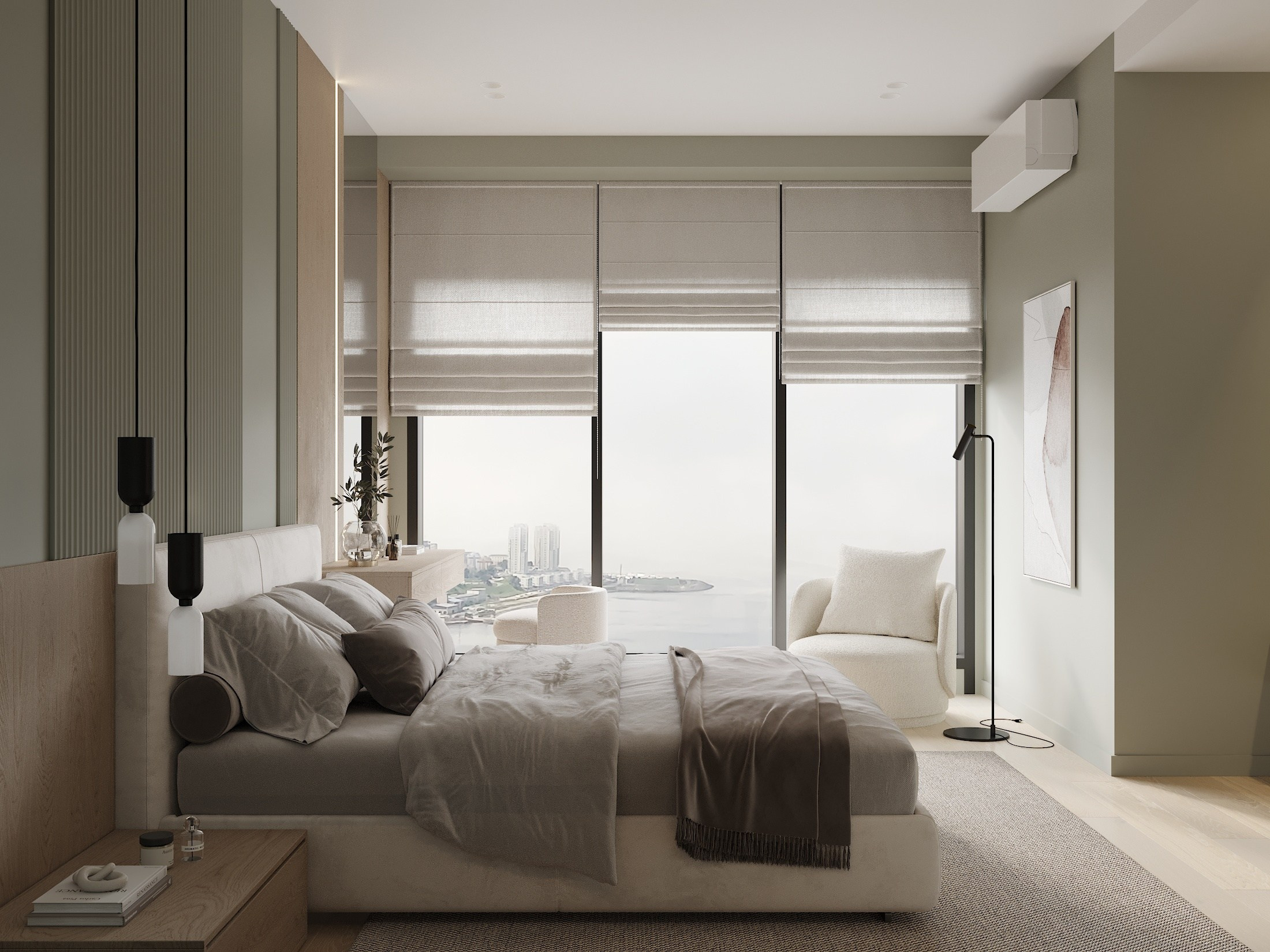 ЖК Аквамарин 112.0 кв.м. Дизайнер интерьера и 3D визуализатор Ванчугова Ольга