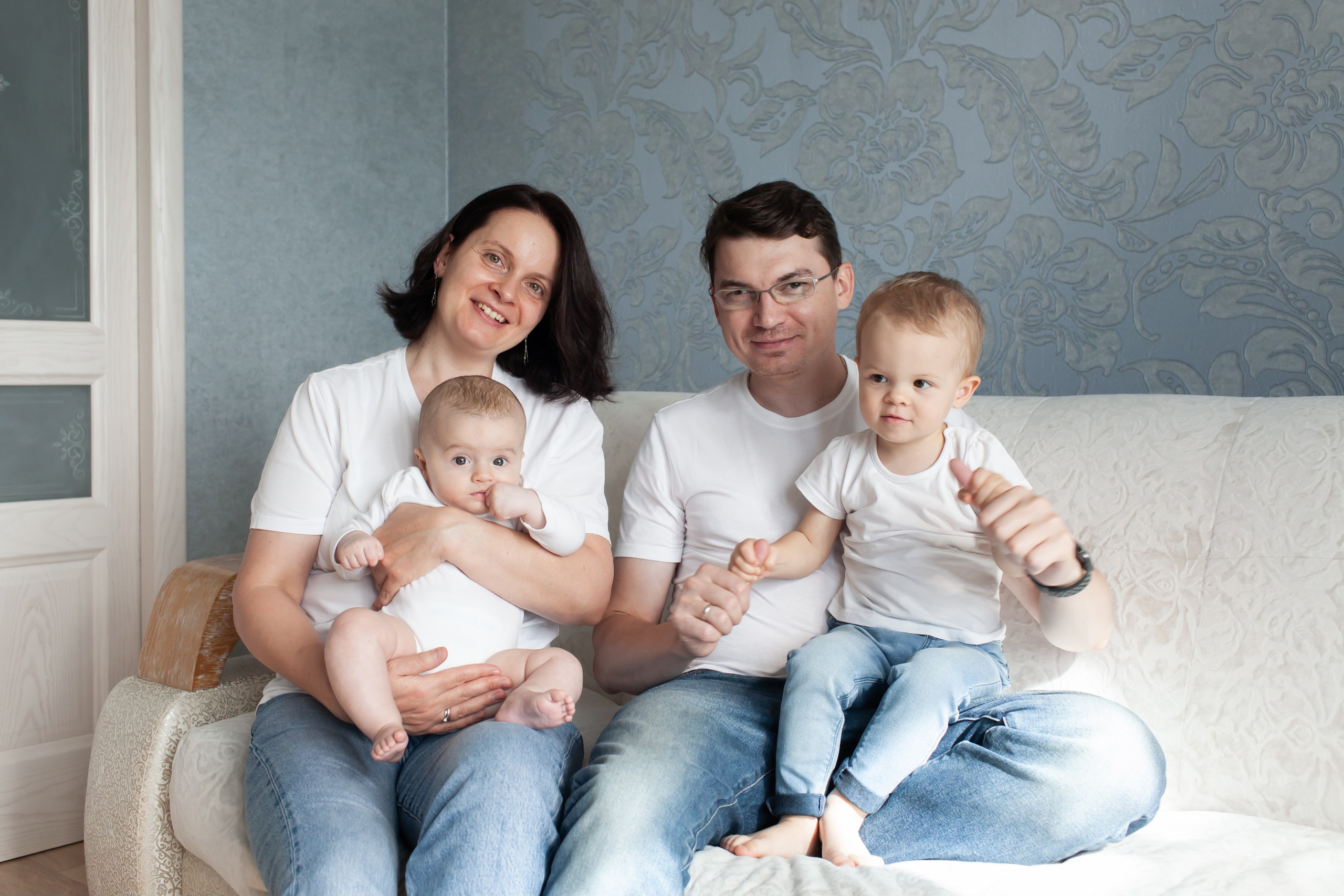 Домашняя съемка с детьми. Фотографы в Москве Светлана Устинова и Сергей Грачев