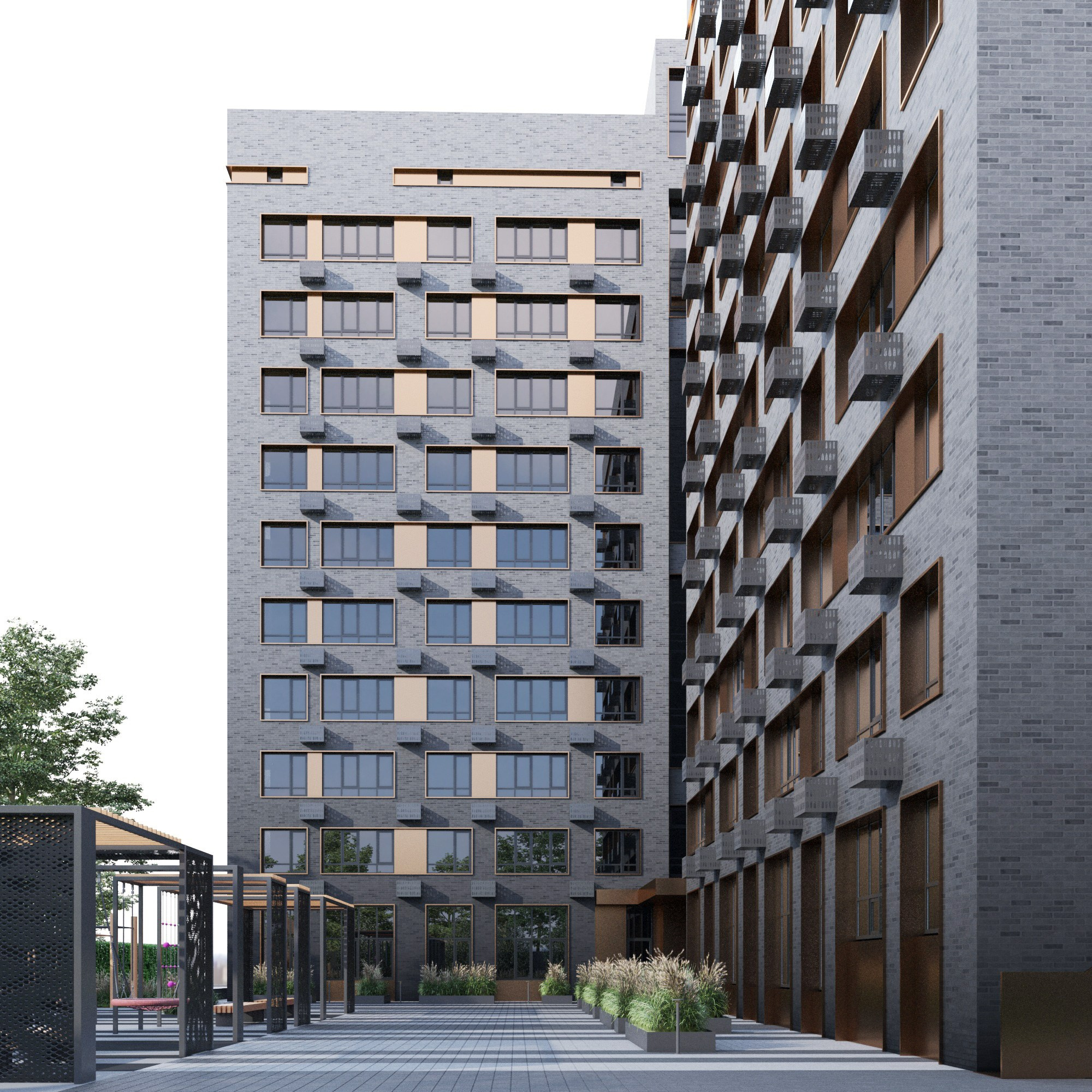 Многоквартирные дома / Пушкина. SAAS Селиванов Алексей Архитектурная Студия