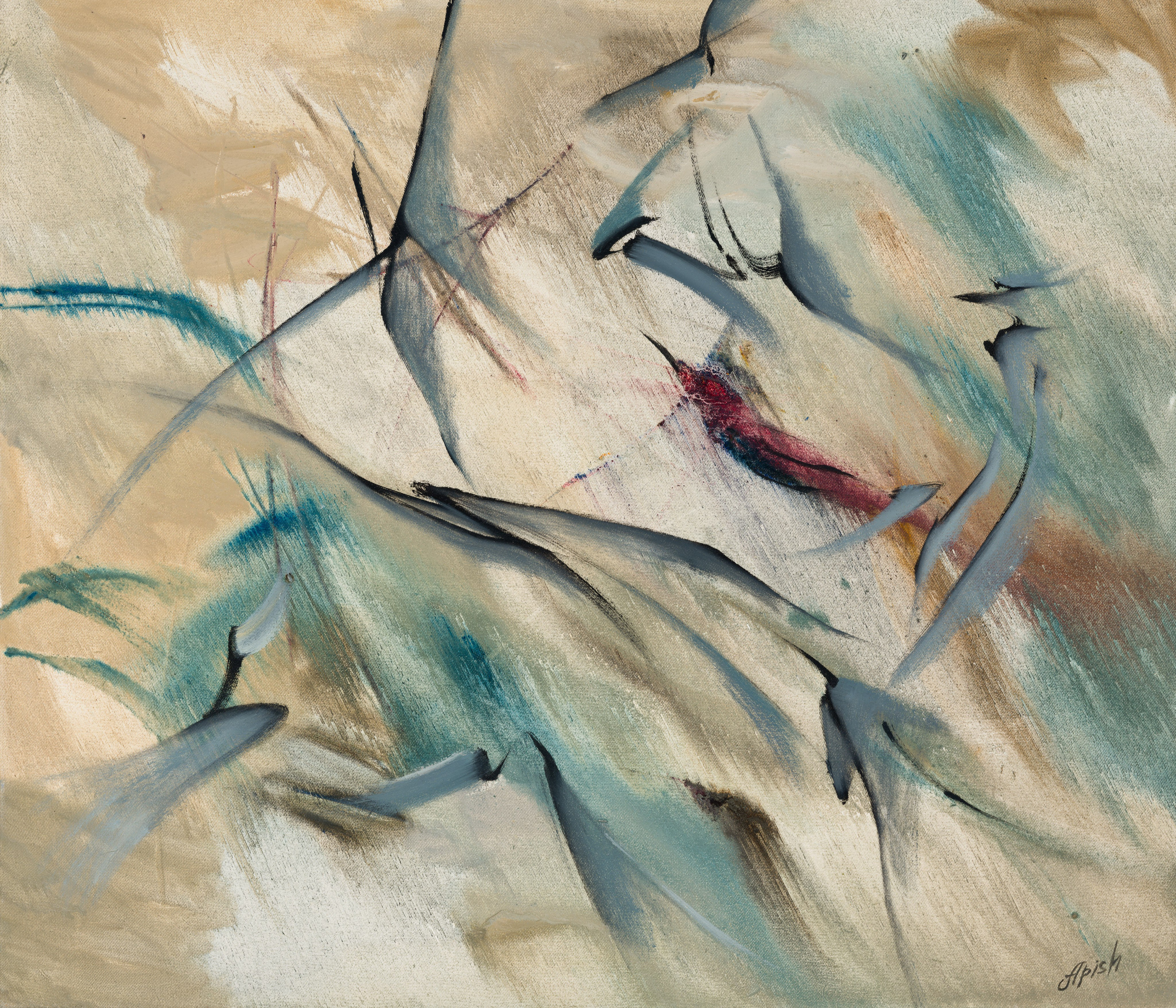 «Метаются» - художник Алексей Апиш (холст, масло, 60x70 см, 2025)