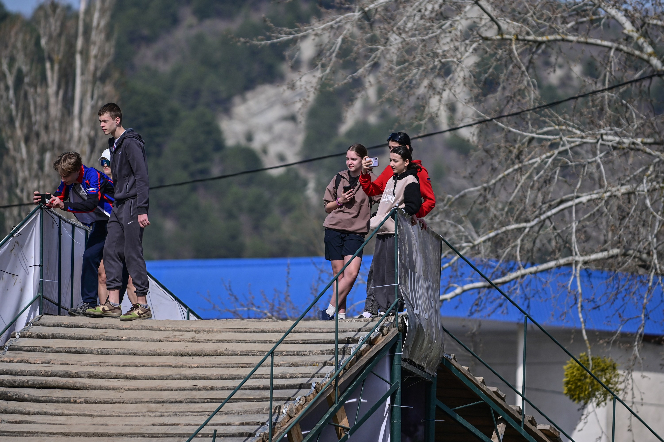 Маунтинбайк, кросс-кантри в Архипо-Осиповке 16 марта 2025. Спортивный фотограф, фотожурналист Павел Ларькин