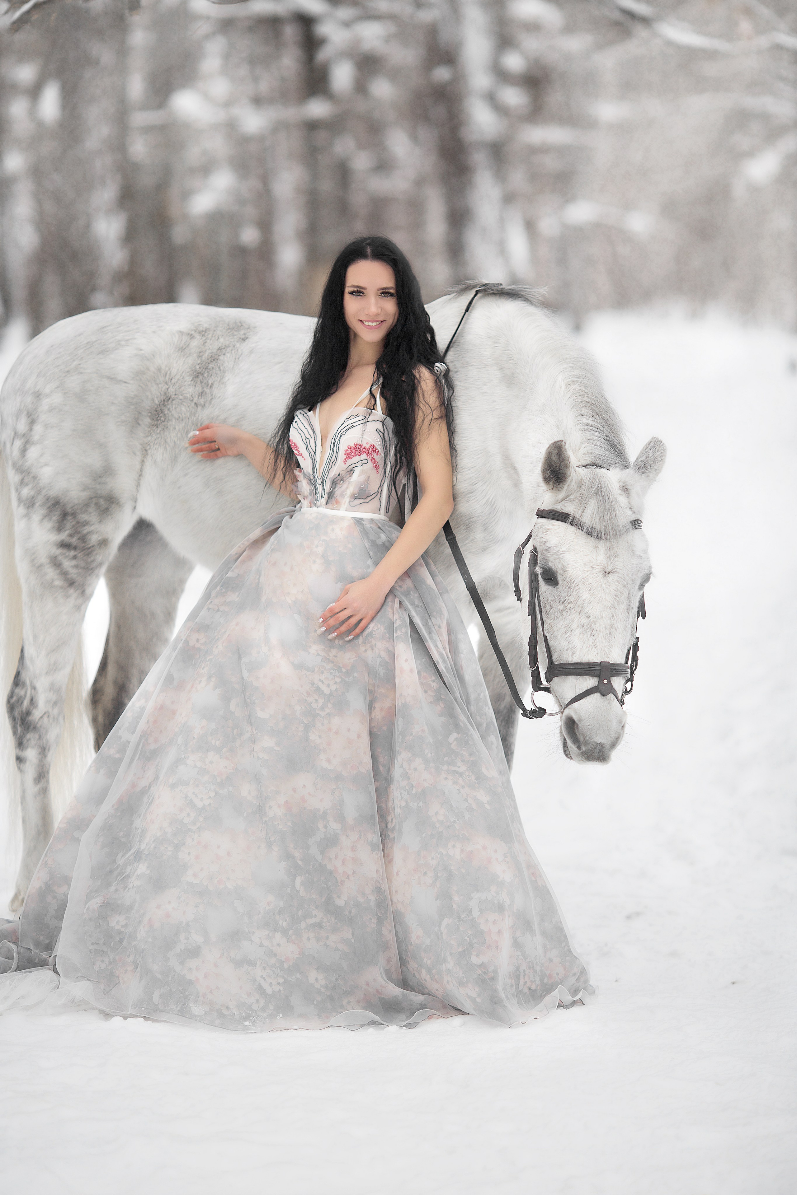 Фотосессия Надежды и ее конелюбимчика. Фотосессия с лошадьми в Нижнем Новгороде