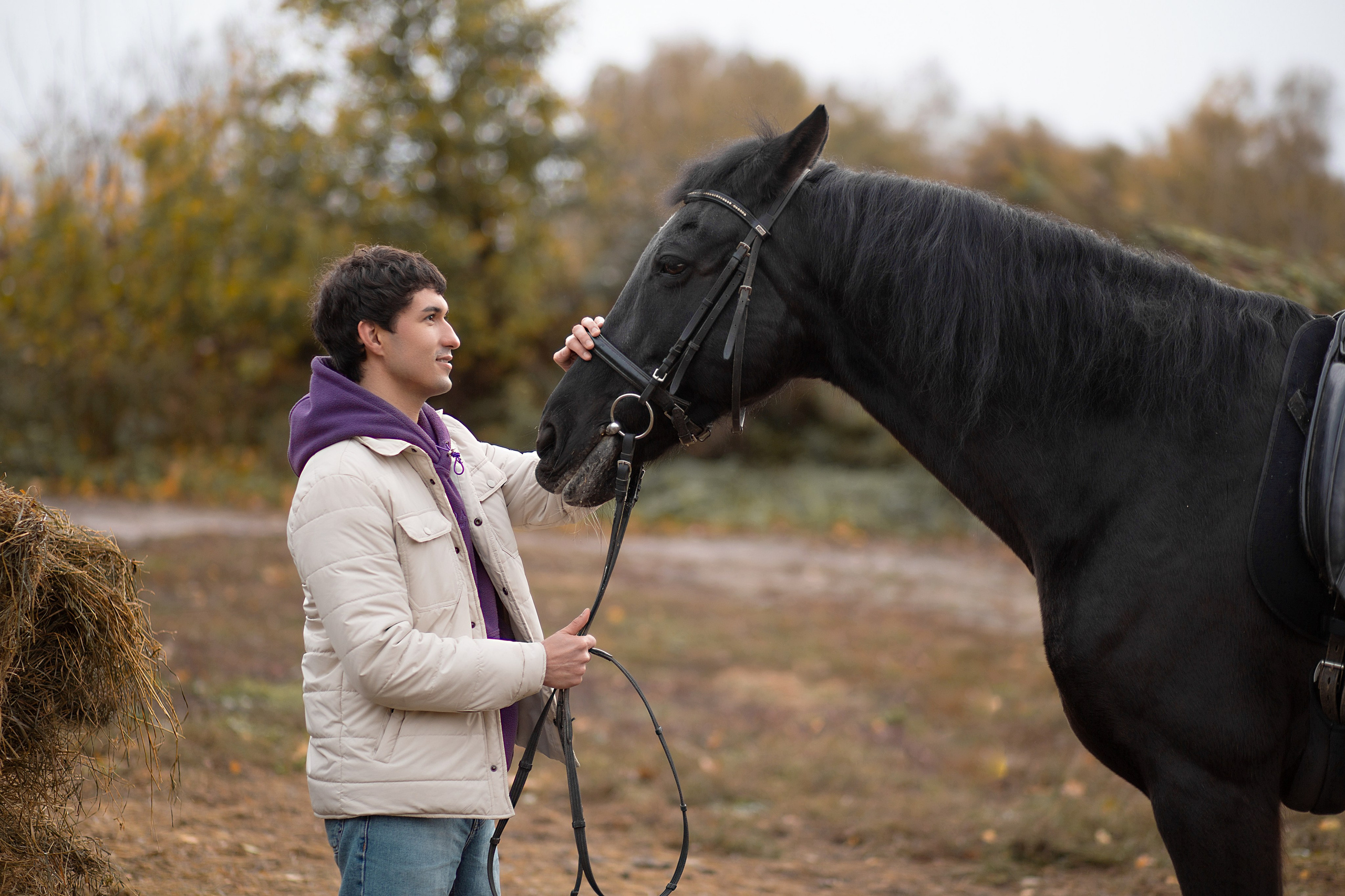Рустам и Жасмин. Фотосессия с лошадьми в Нижнем Новгороде