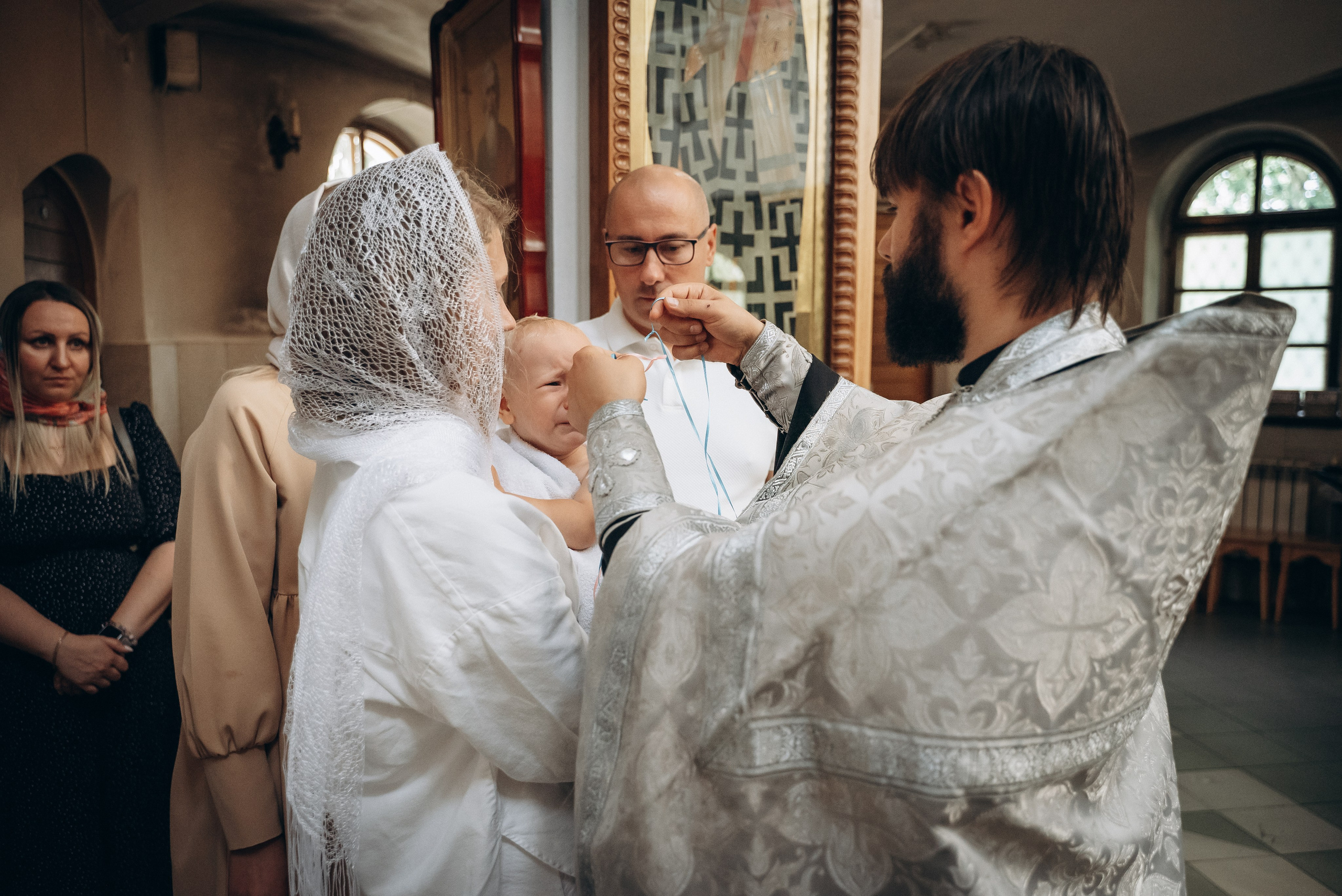 Крещение Демьяна. Семейный фотограф в Минске Дарья Дреко