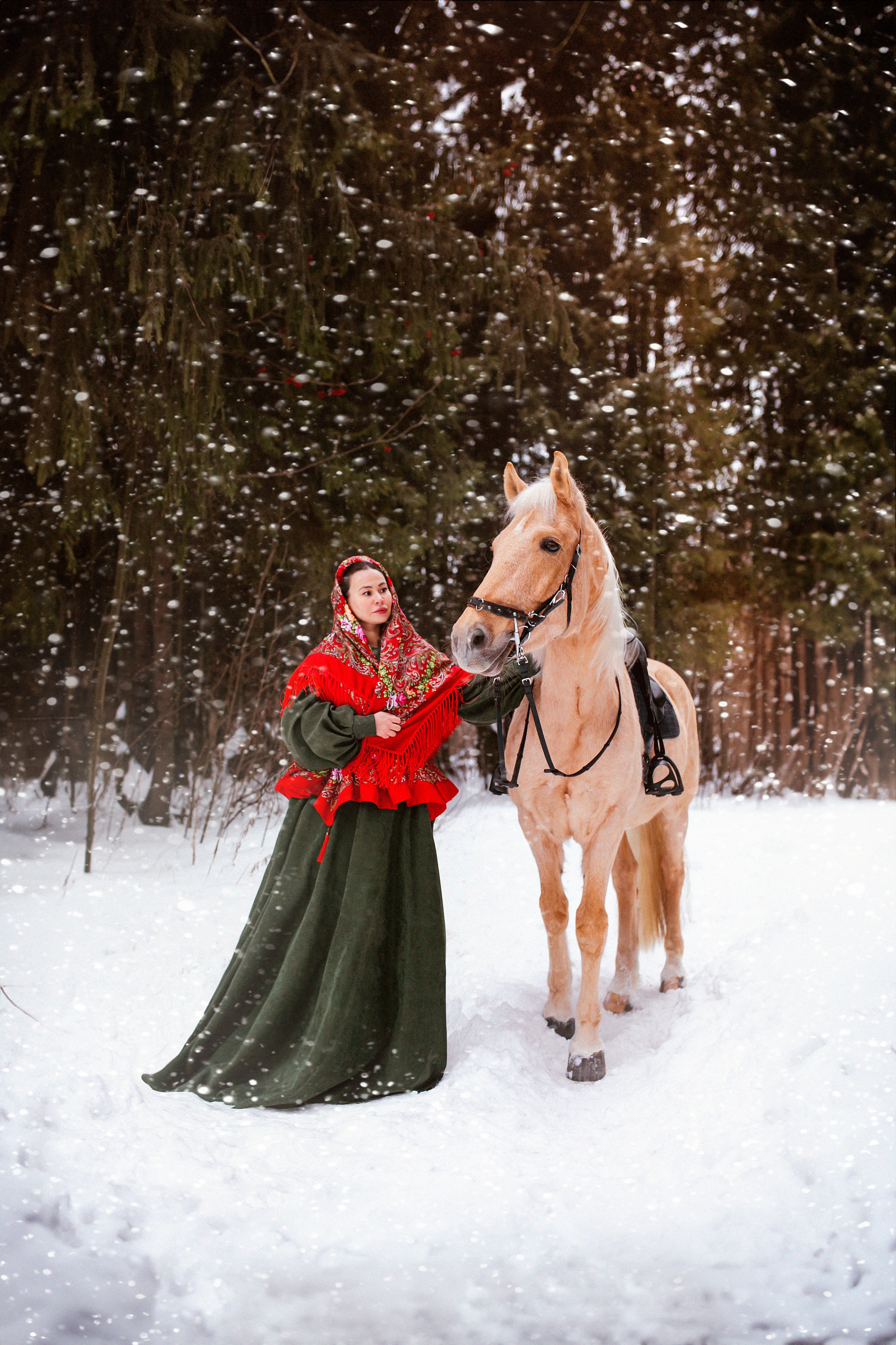 Зимняя прогулка в лесу. Семейный и детский фотограф в Ижевске Анастасия Камариттинова