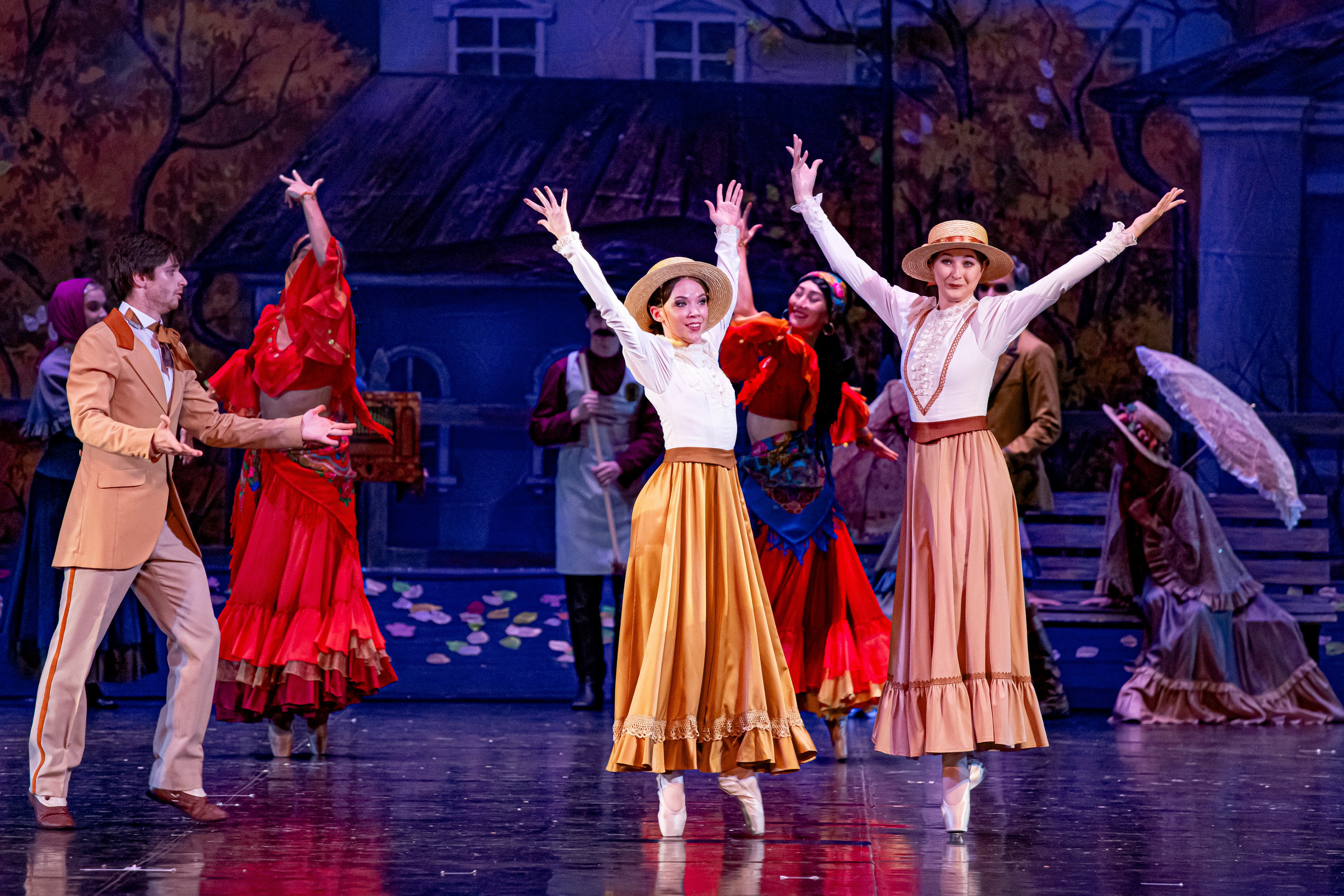 Анюта — спектакль — премьера на сцене Зимнего театра Марийского театра оперы и балета. Фотограф в Сочи Юрий Шептаев