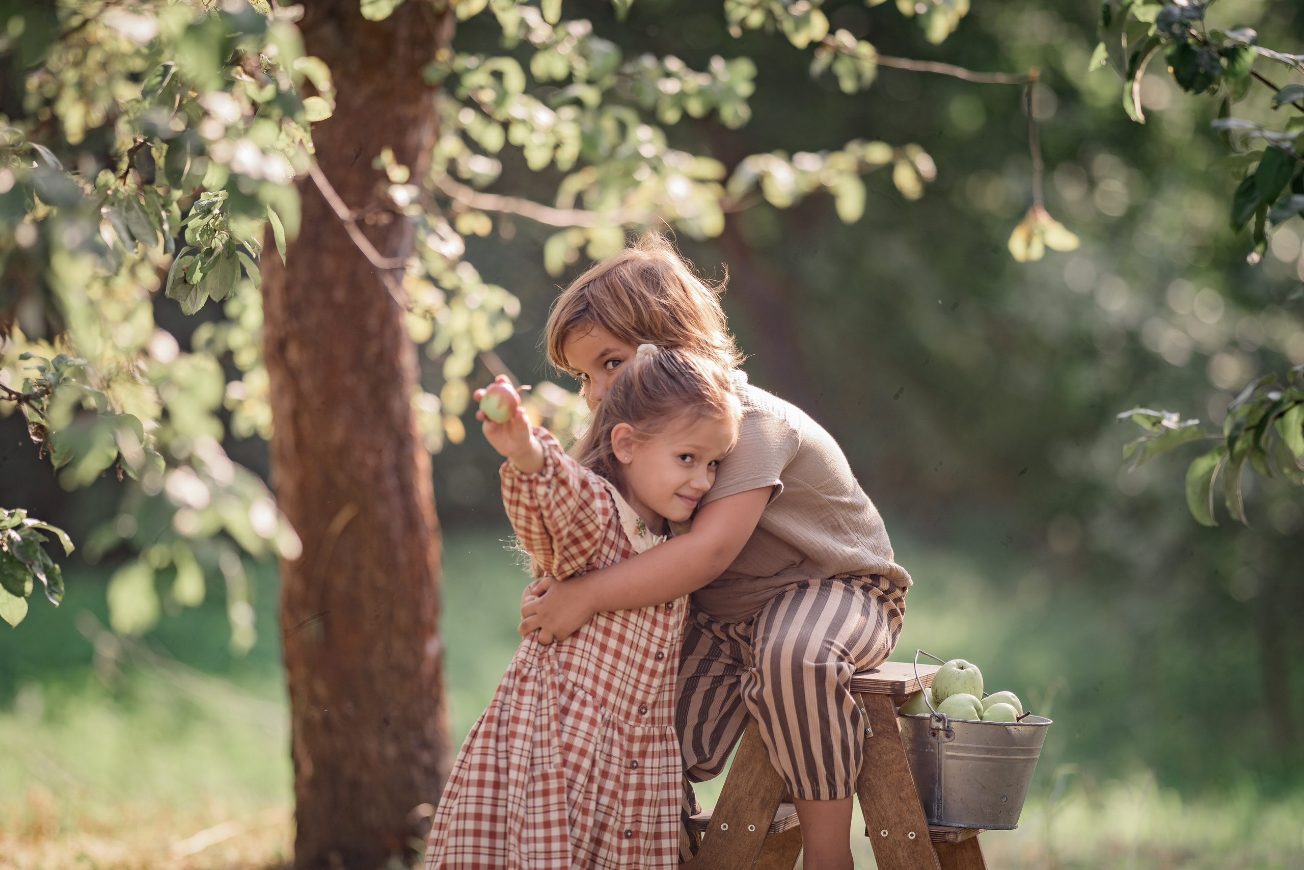 Яблочный сад. Семейный фотограф Ефремова Виктория