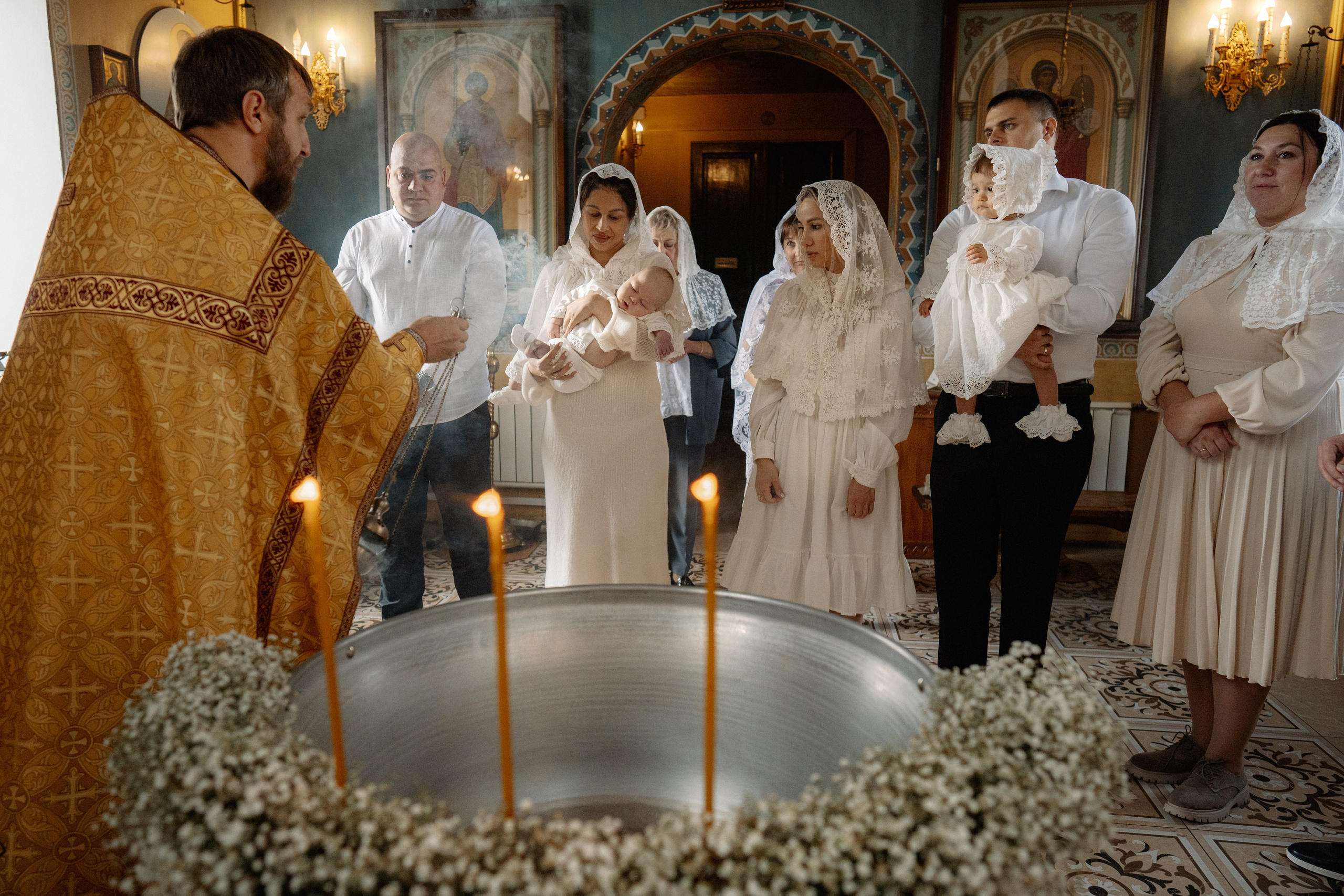Таинство Крещения Яны и Демида. Фотограф на Крещение и Венчание в Красноярске Рамазанова Юлия