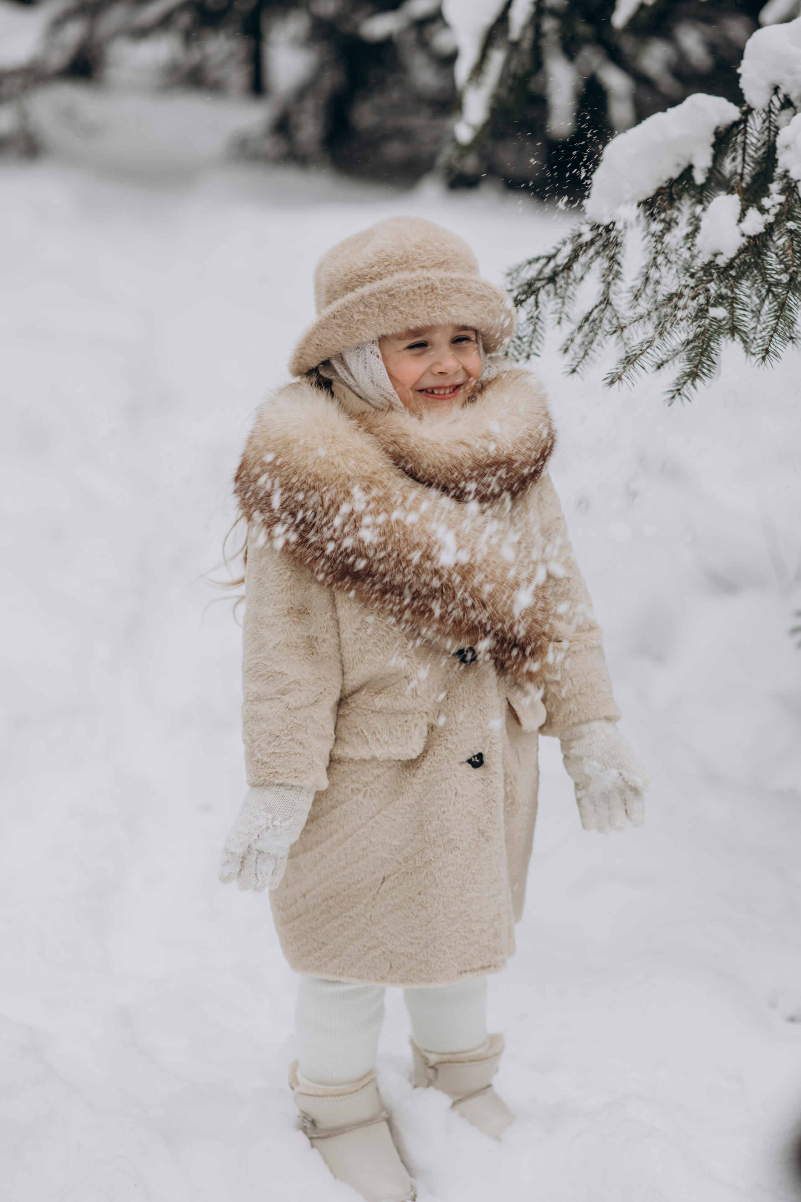 Зимняя фотосессия с Альпаками. Свадебный фотограф в Дмитрове