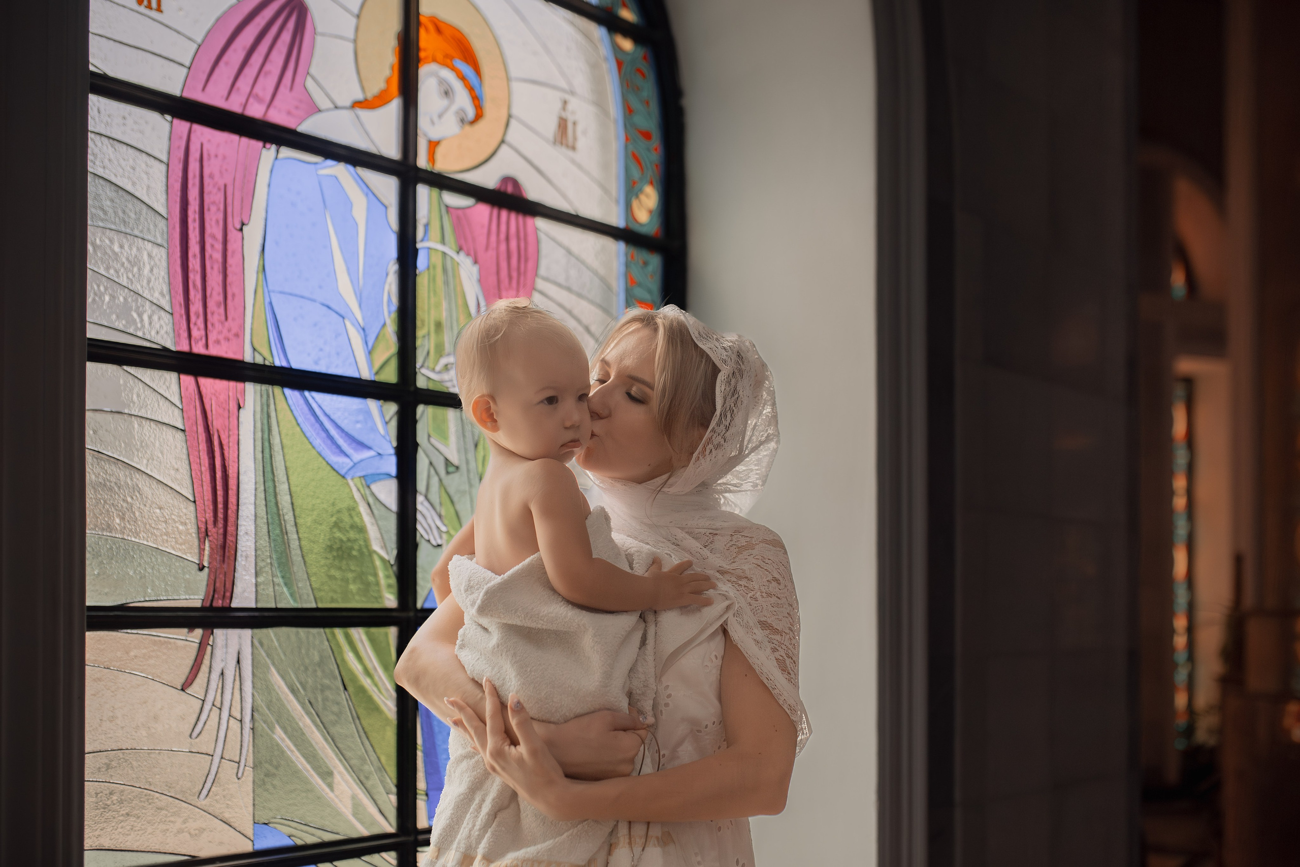 Крещение Алисы и Ксении. Фотограф на Крещение и Венчание в Ташкенте