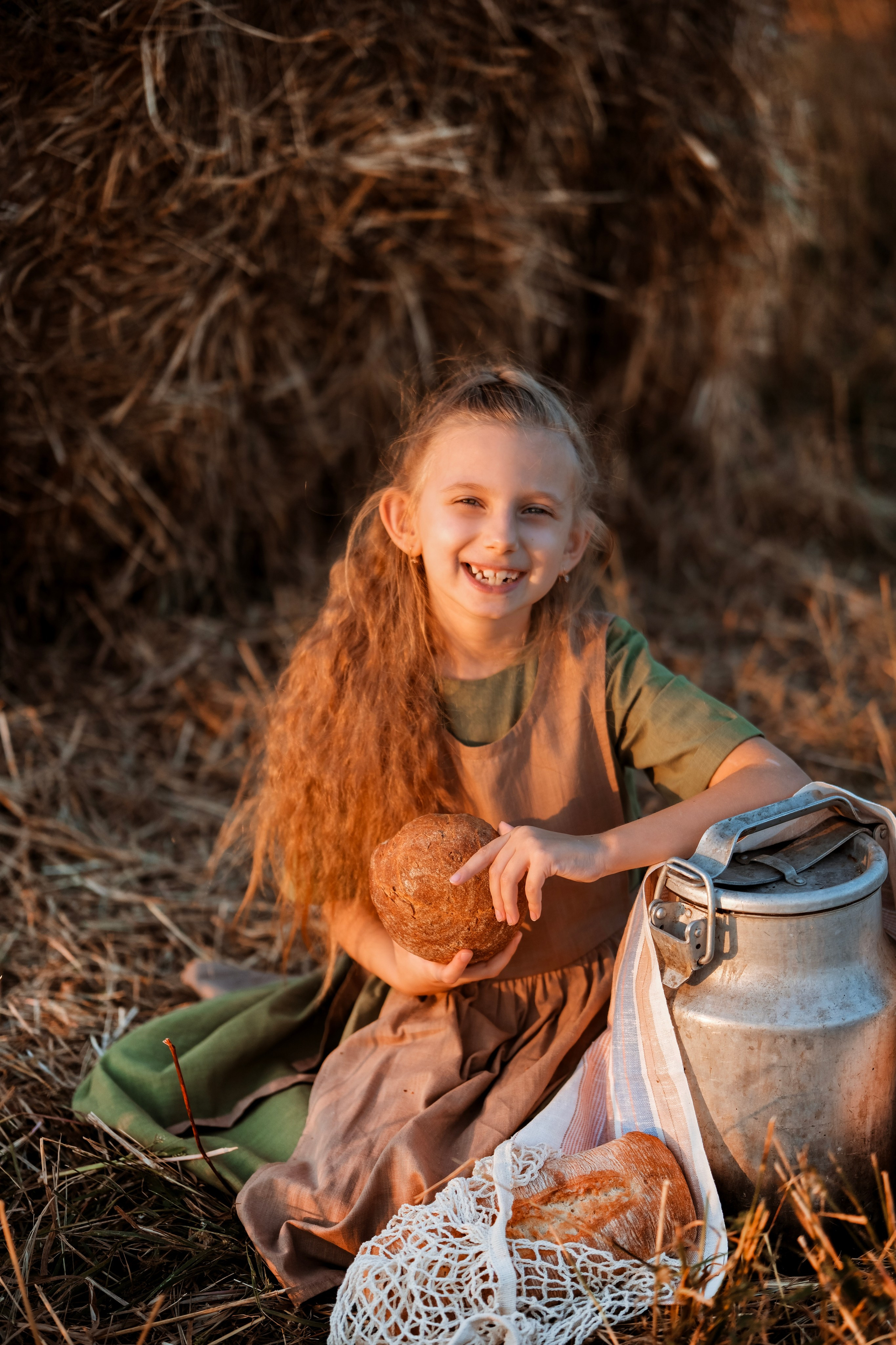 По полюшку. Фотограф новорожденных в Брянске Анжелика Прохоренкова