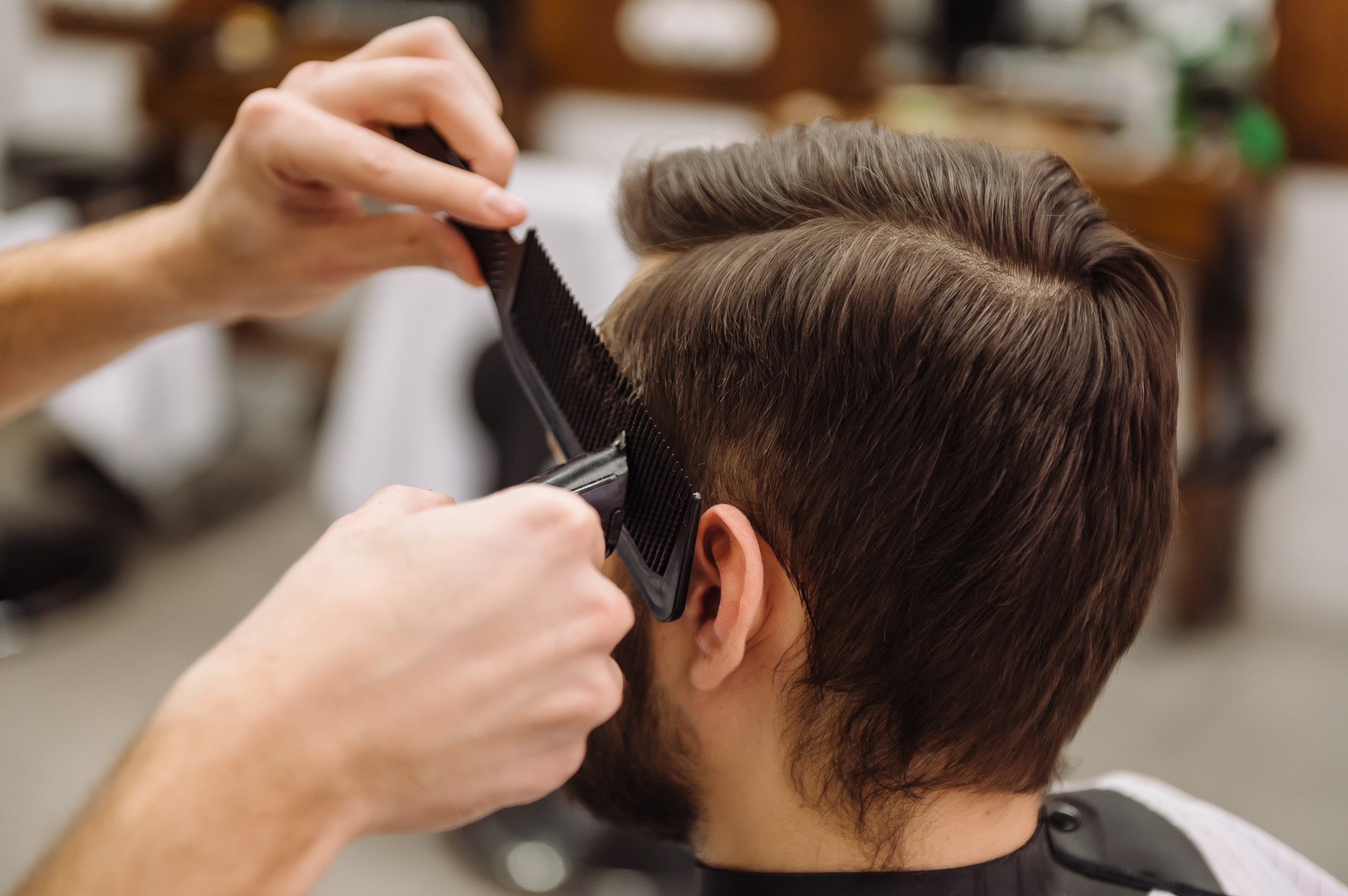 Бизнес портрет барбера. Репортажный и свадебный фотограф в Курске Борис Захарчук