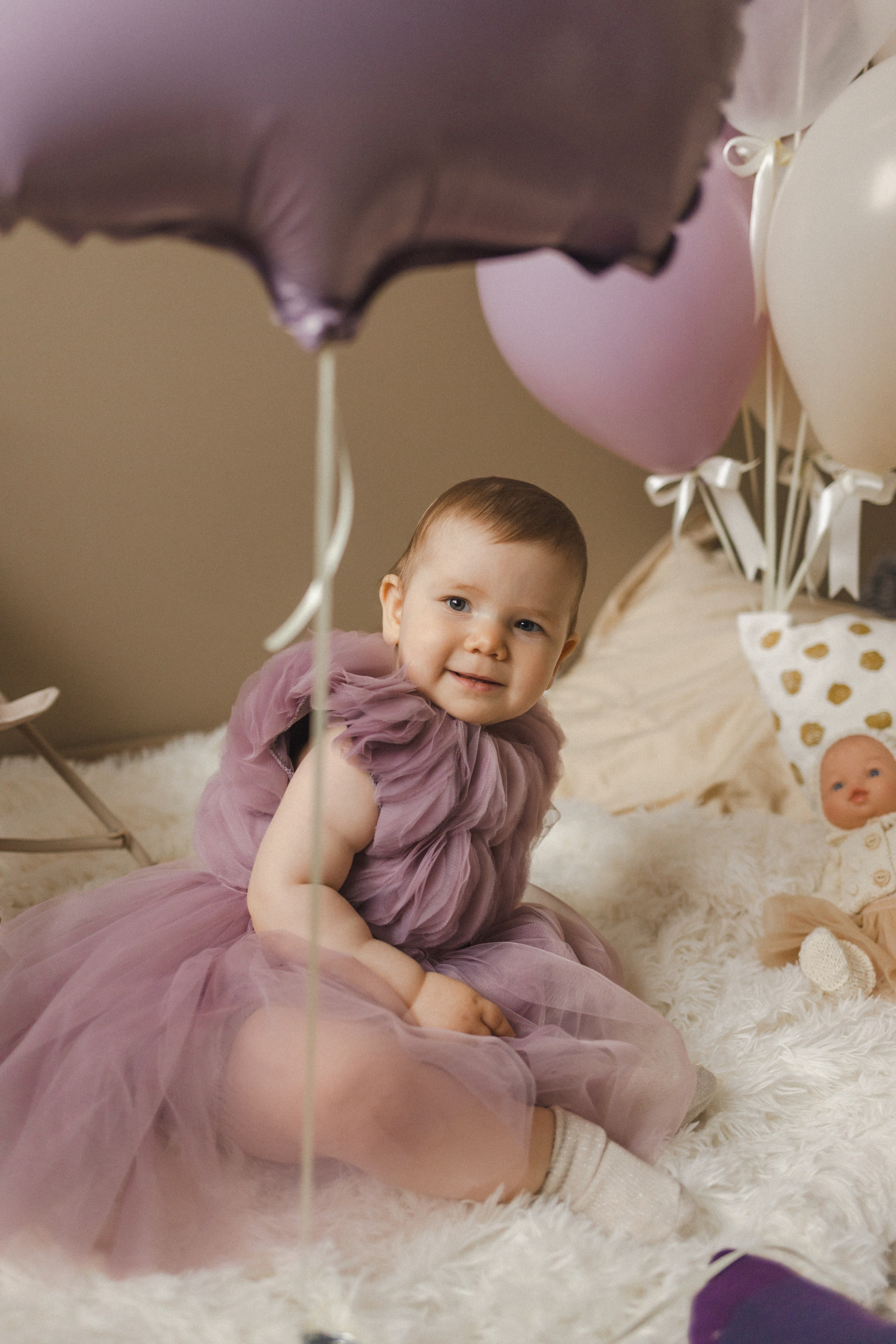 Аглае 1 годик. Семейный фотограф в Москве