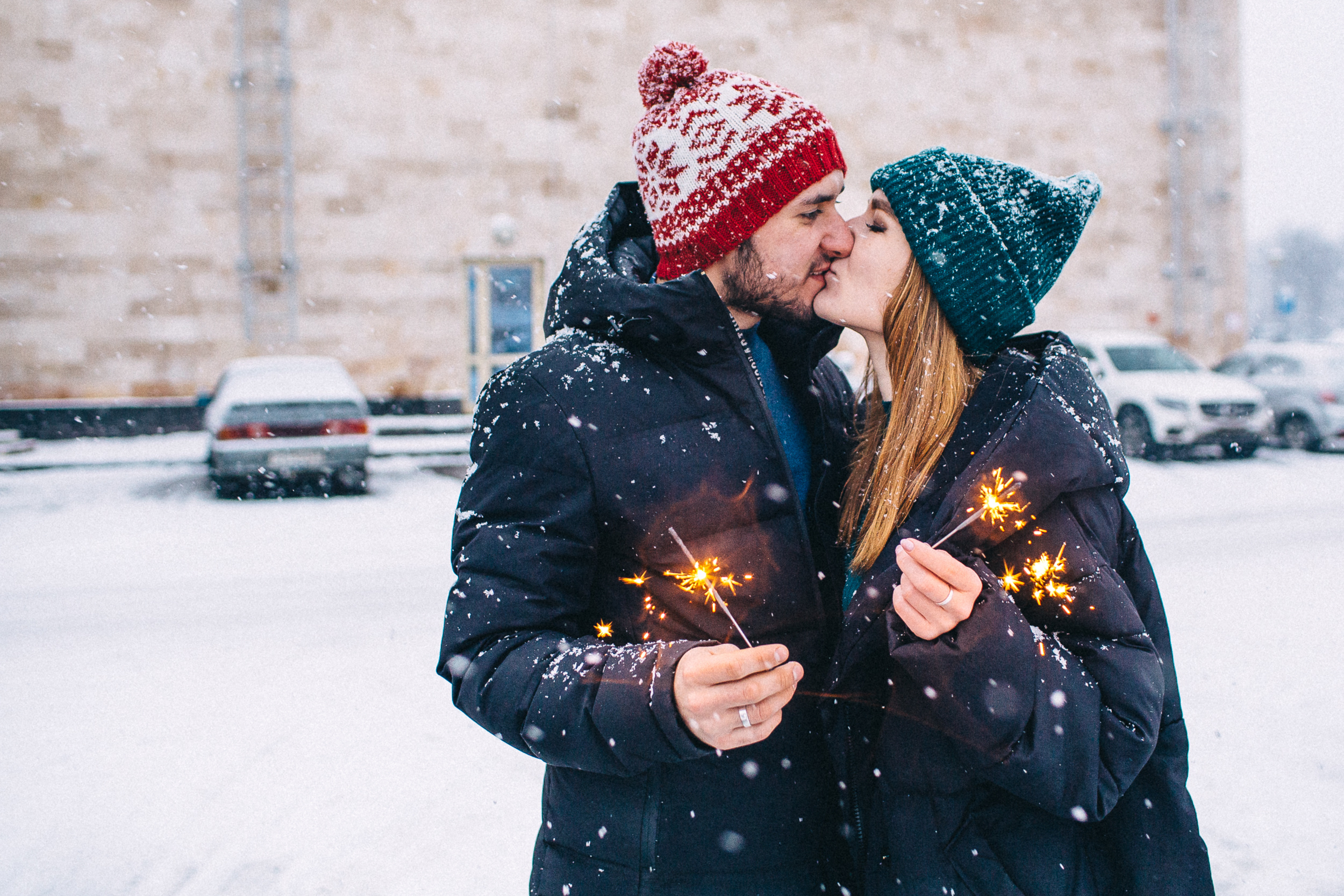 Олег и Даша, снежная фотосессия. Свадебный и семейный фотограф в Твери, Москве, Санкт-Петербурге
