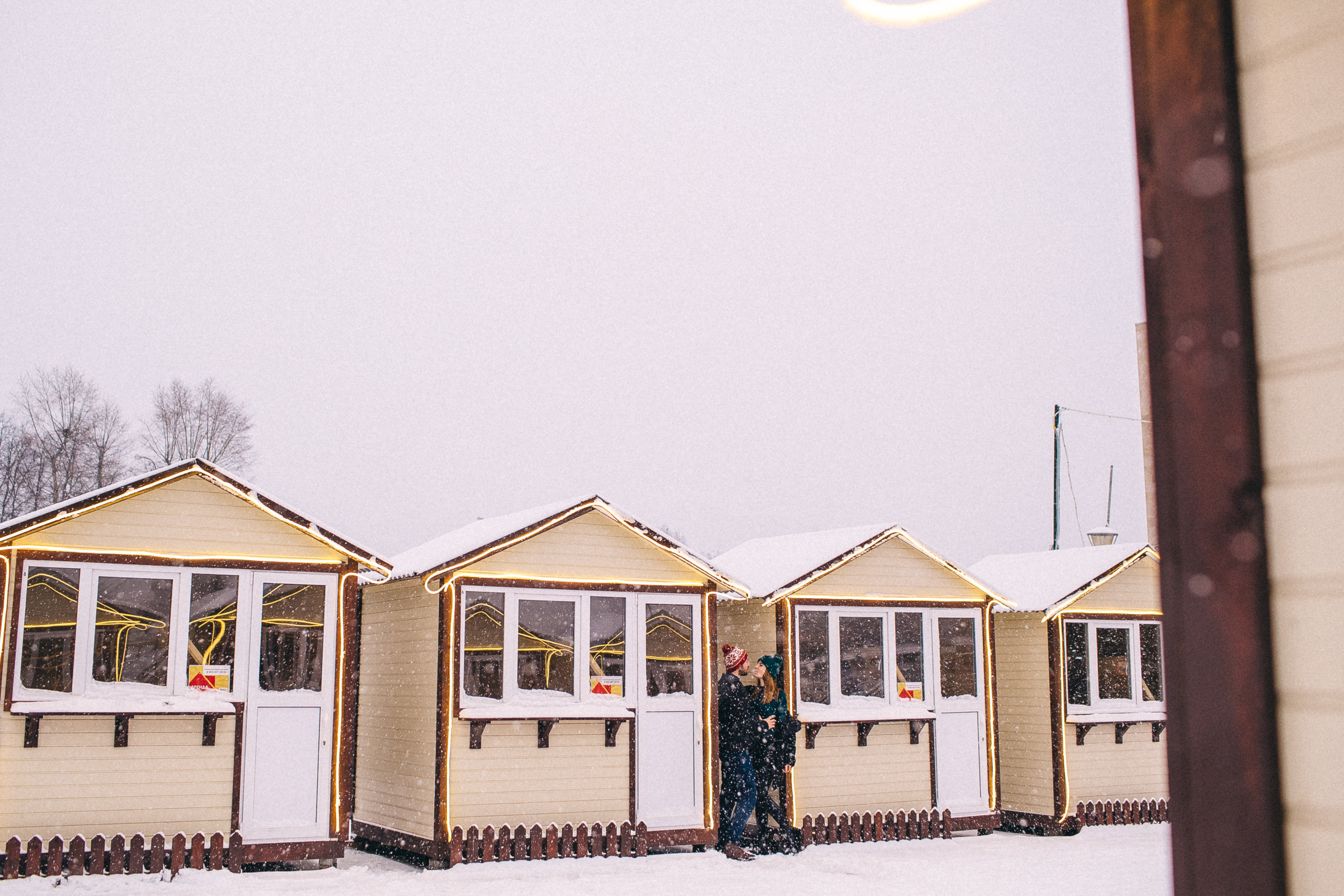 Олег и Даша, снежная фотосессия. Свадебный и семейный фотограф в Твери, Москве, Санкт-Петербурге