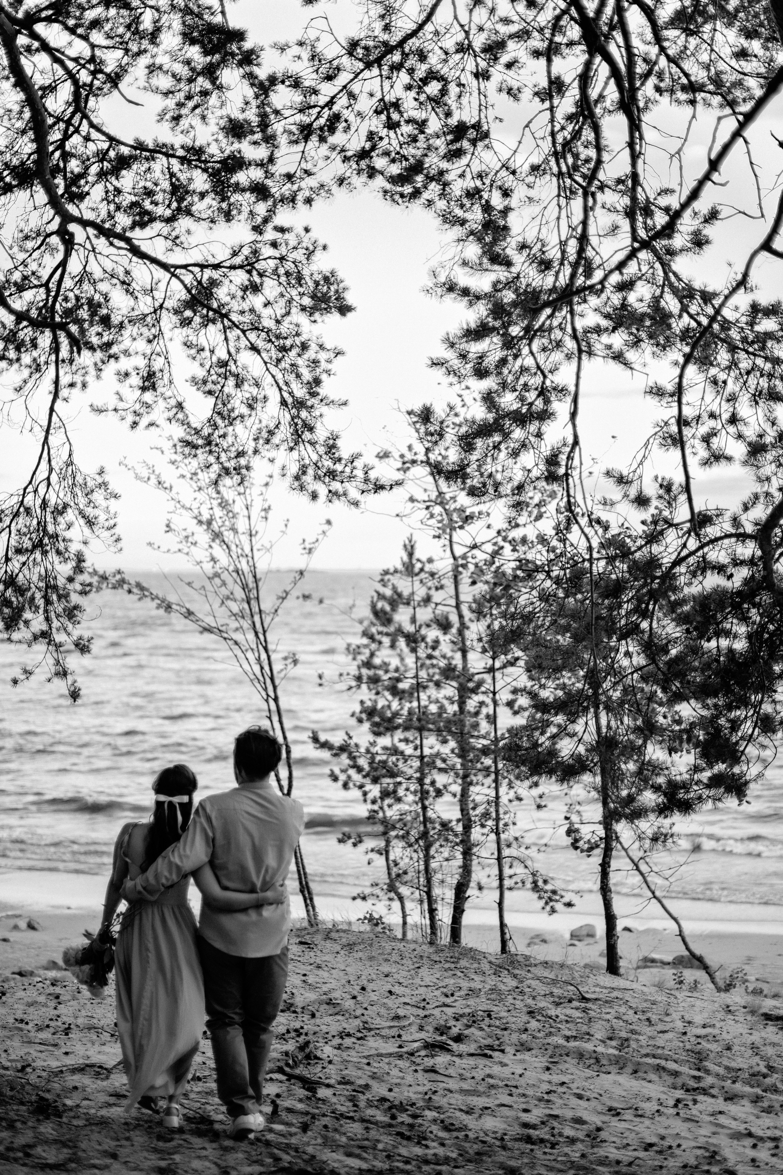 Настя и Вова Финский залив. Свадебный фотограф в Санкт-Петербурге София Шубик