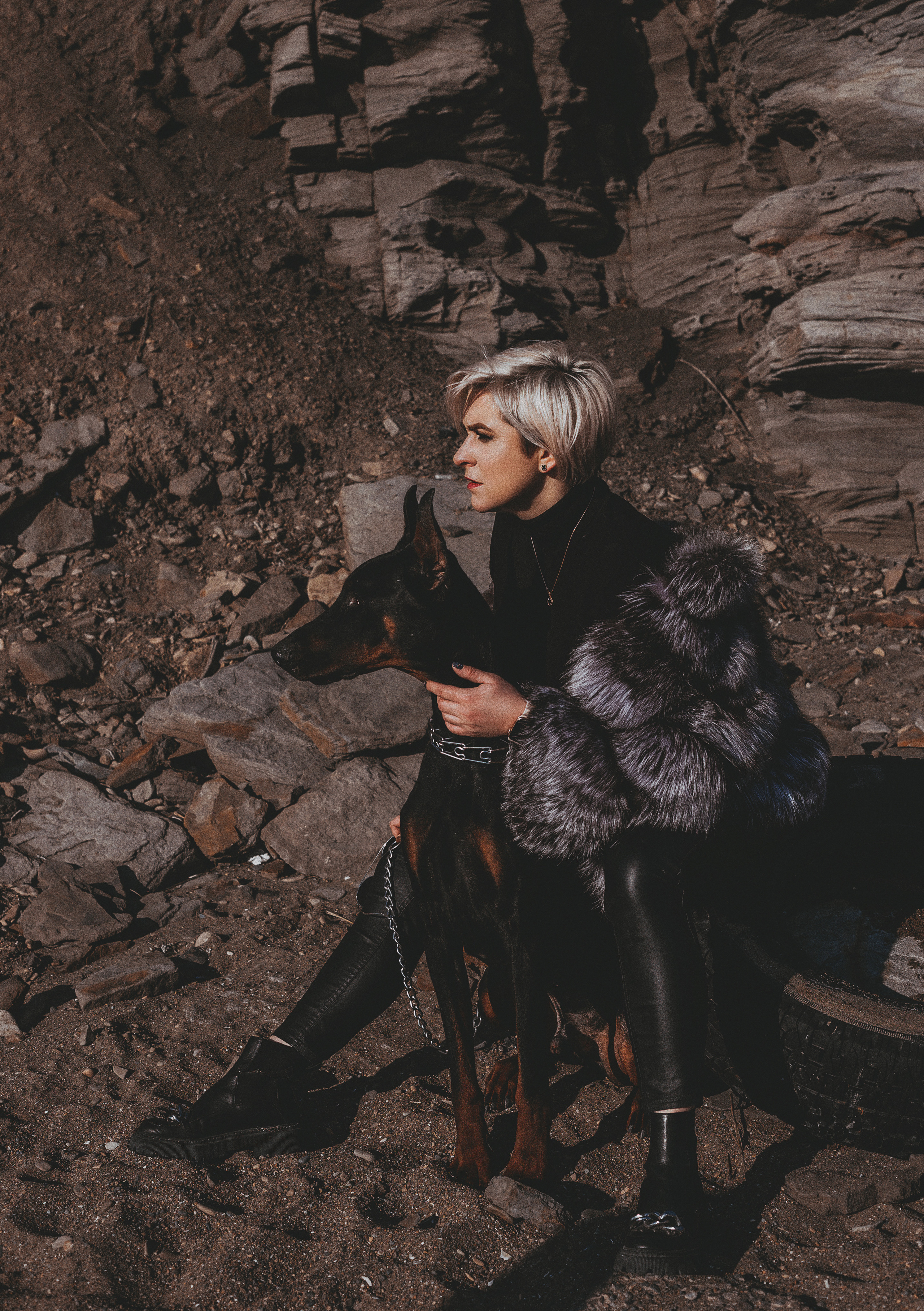 Анастасия и доберманы. Свадебный и семейный фотограф Владивосток — Приморский край. Анастасия Щетинина