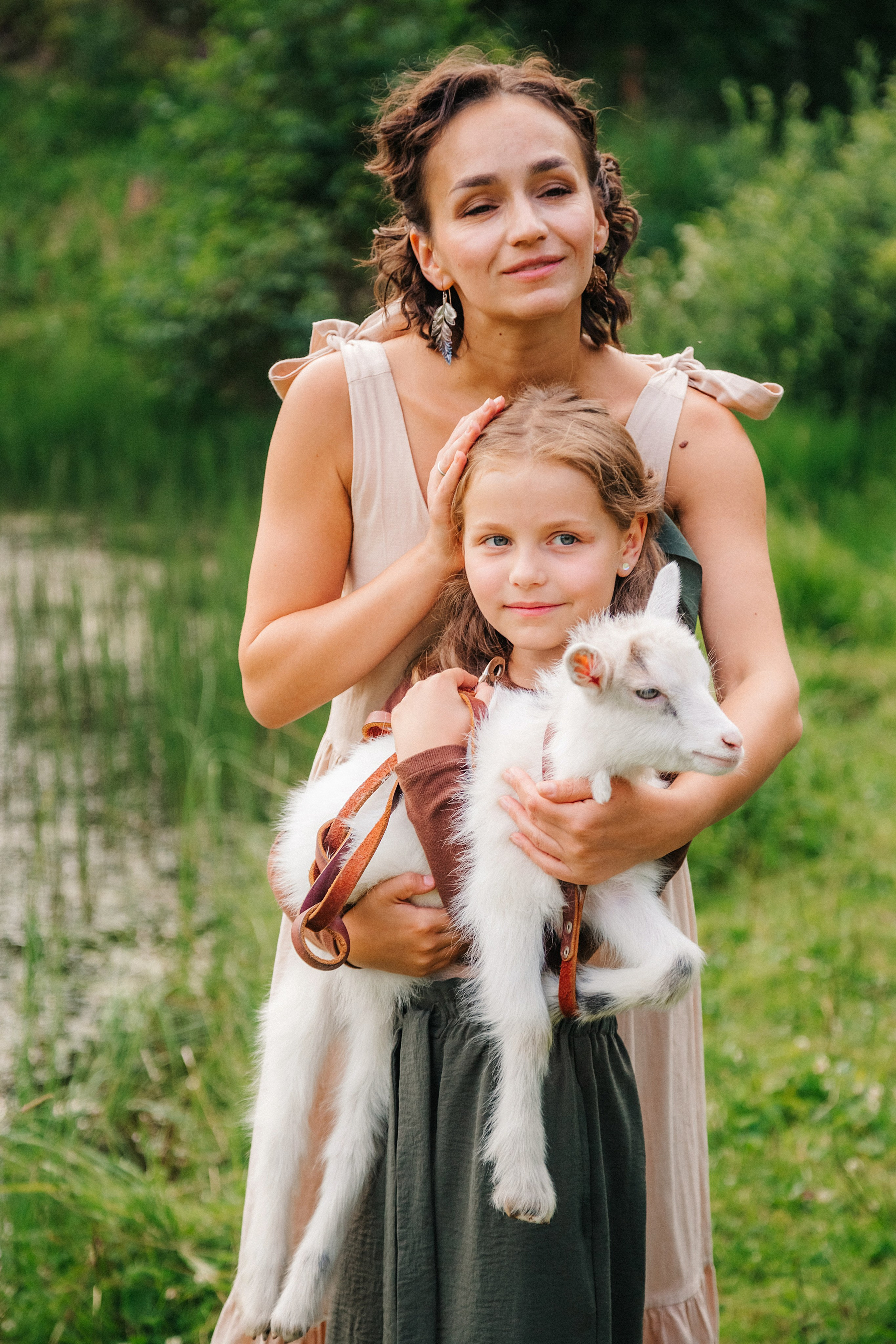 С козлятами. Семейный фотограф Любовь Саркеева