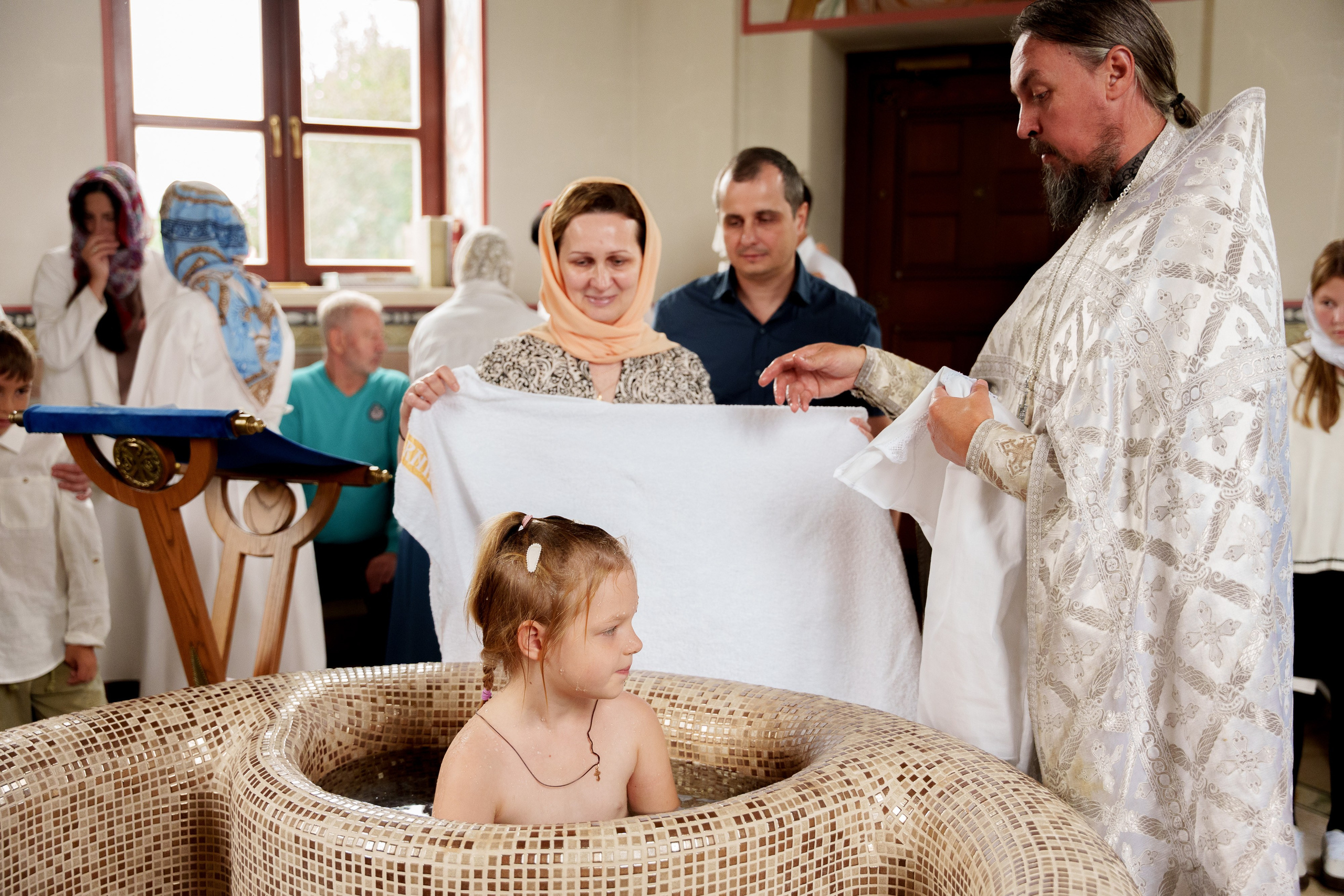 Крещение Полины. Фотограф Юлия Попова
