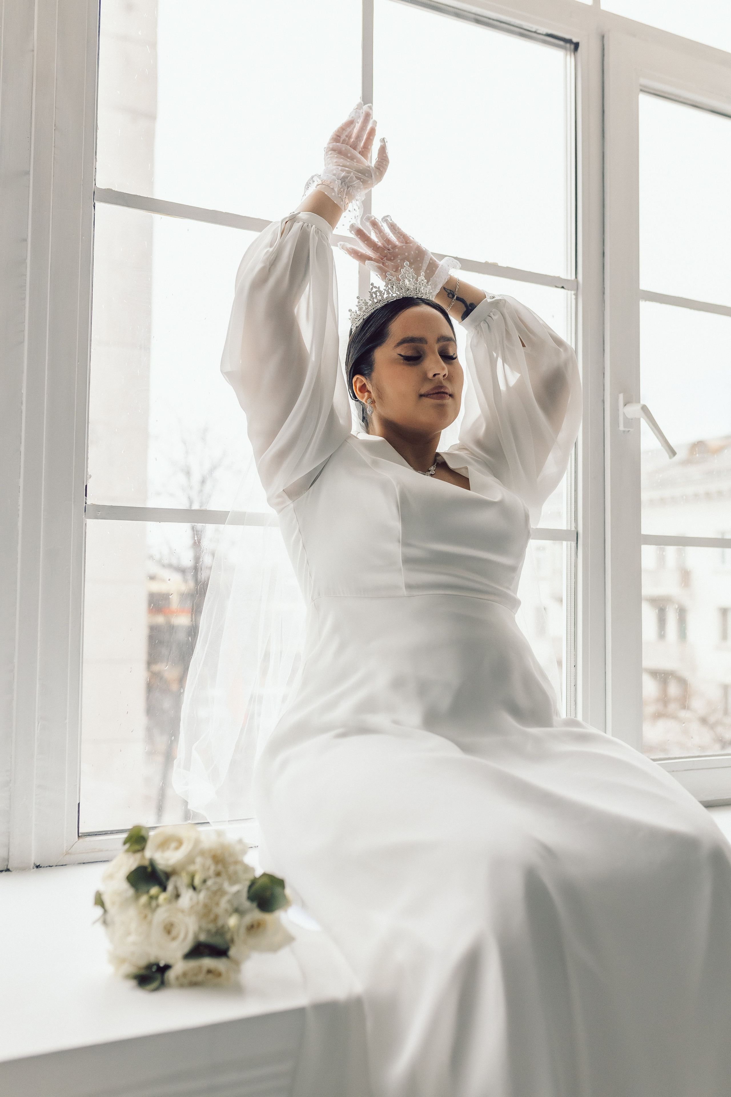 Свадебная съемка в студии. Фотограф Красноярск Архипова Алина