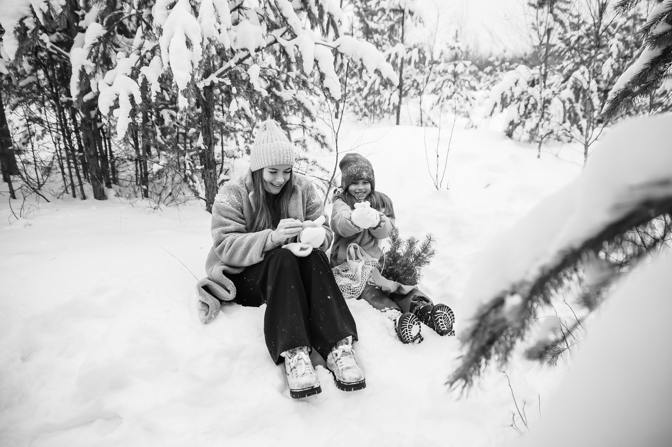 Зимние прогулки. Семейный фотограф Олеся Батурина Рязань