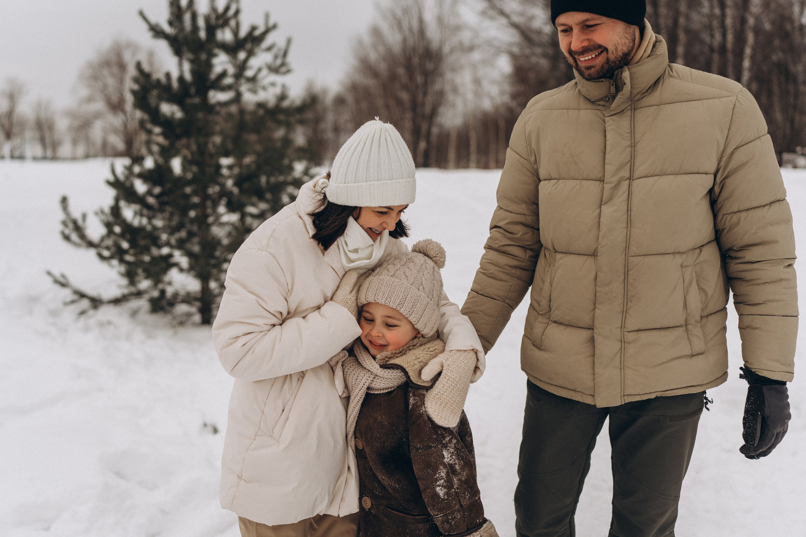 Зимняя семейная фотосессия. Детский, семейный и ньюборн фотограф в Москве Юлия Шуарт