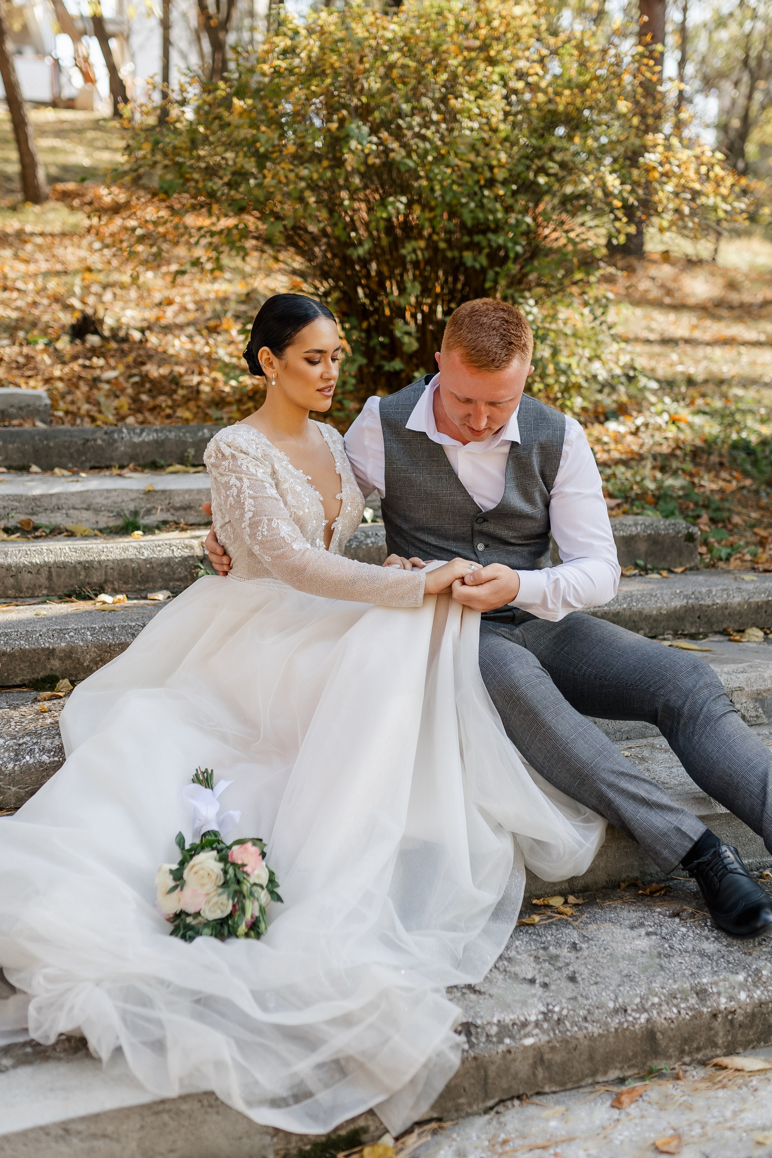 Степан и Алина. Красивая осенняя прогулка. Свадебный фотограф в Хабаровске