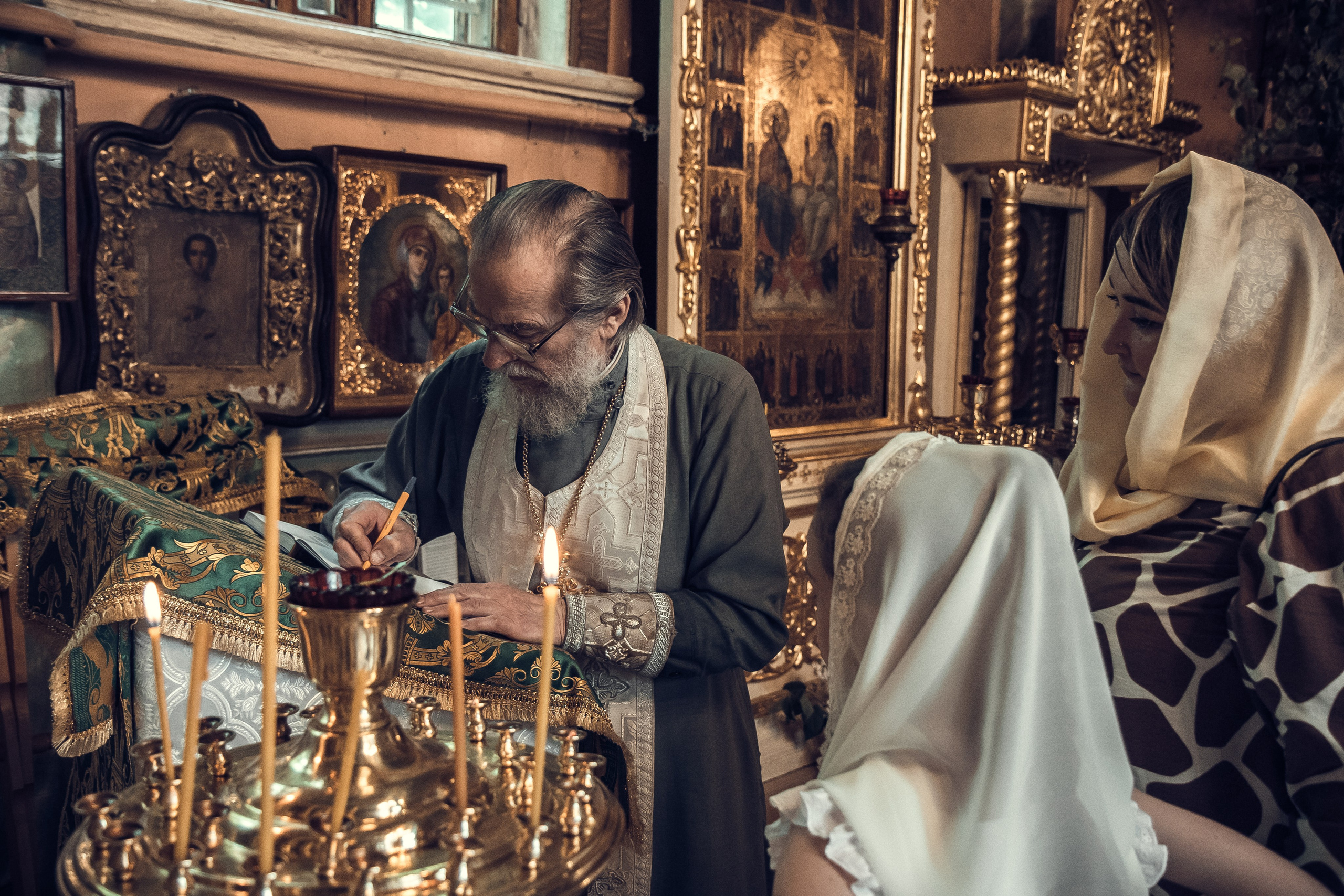 Таинство Крещения Алёны в Церкви Сретения Господня. Детский и семейный фотограф в Пушкино, Мытищи, Москва Сергеева Светлана