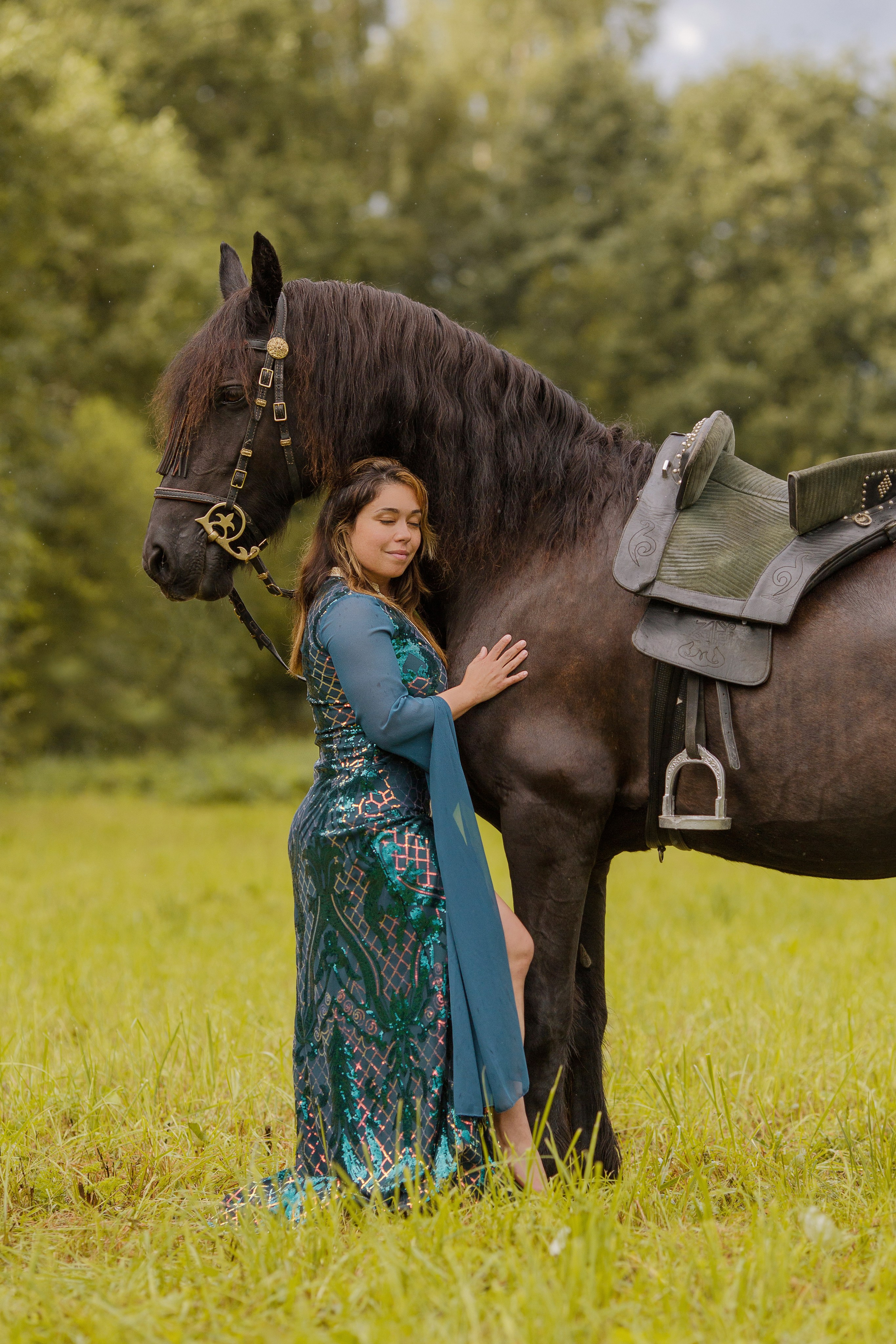 Кори и фризская кобыла Тинэке