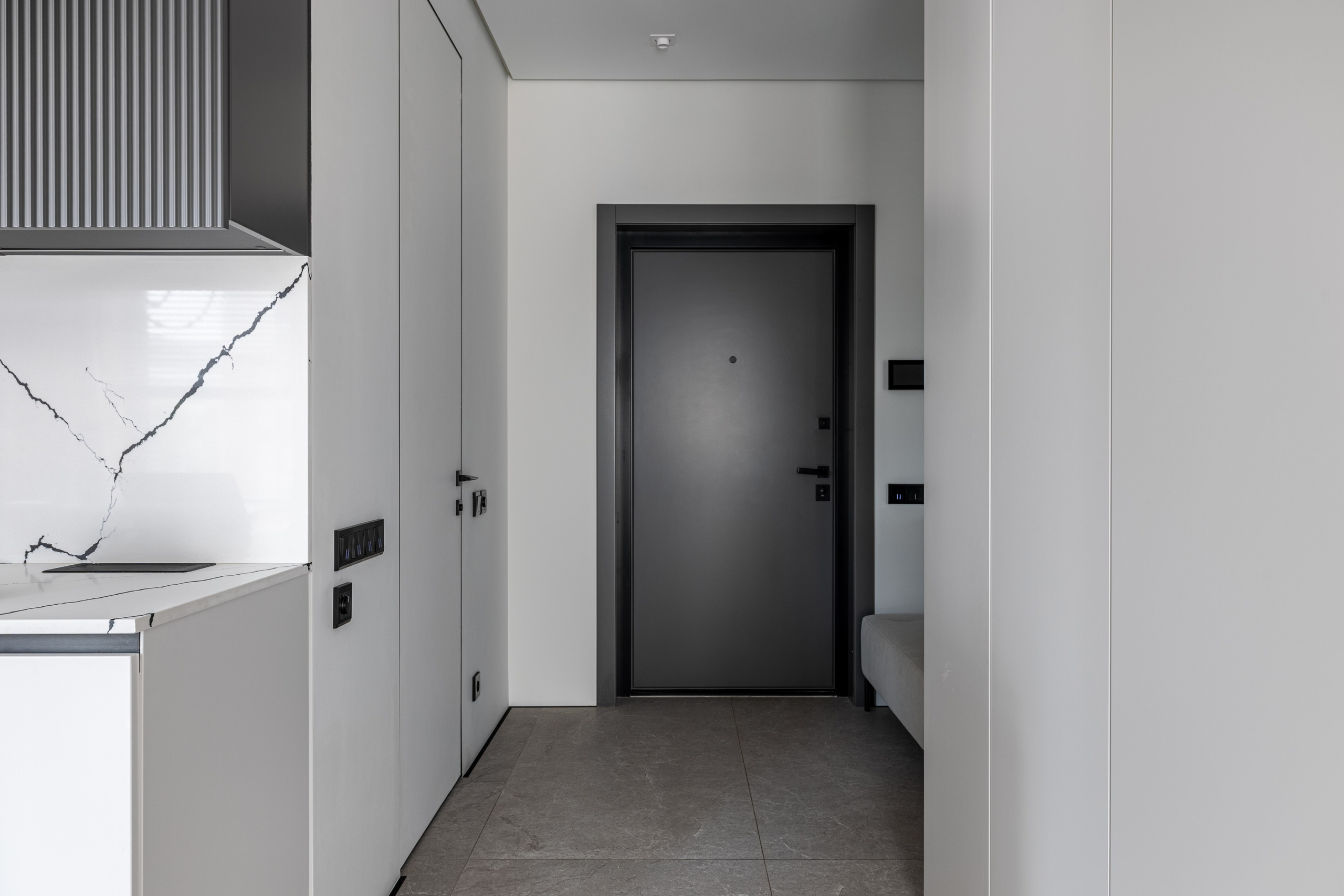 Дизайнерская семейная квартира с панорамными окнами. Veselinskiy| Интерьерный фотограф | Москва