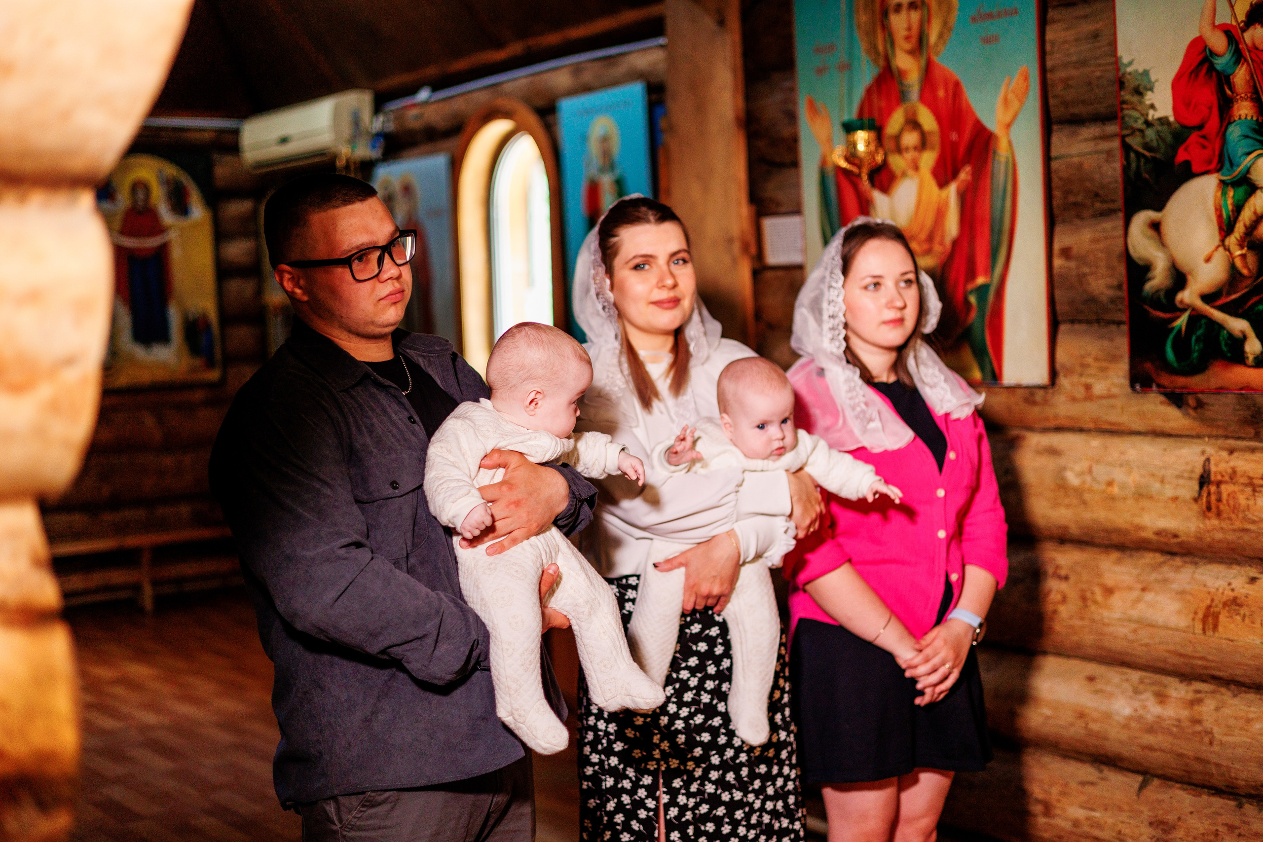 Крещение близняшек. Свадебный и семейный фотограф в Армавире