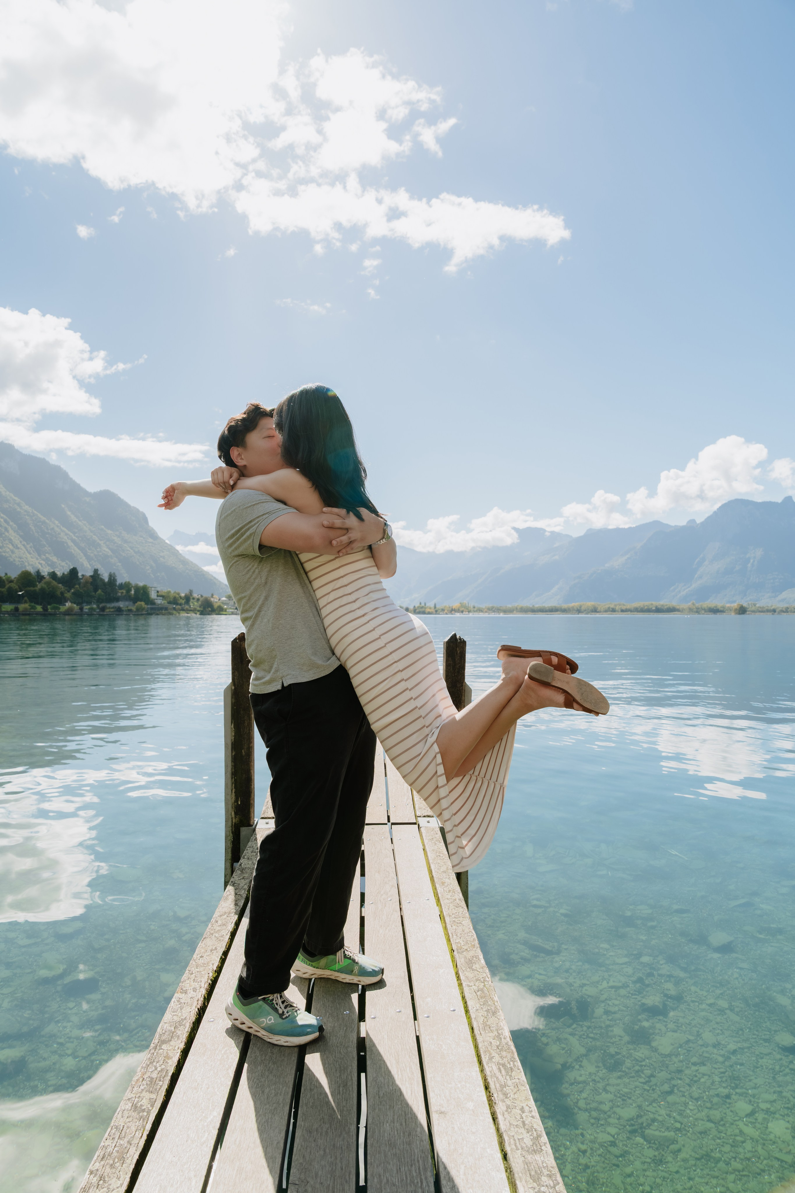 Stephanie & Dominick | Proposal Montreux. Профессиональный свадебный фотограф в Женеве и Швейцарии | Таня Вовчецкая