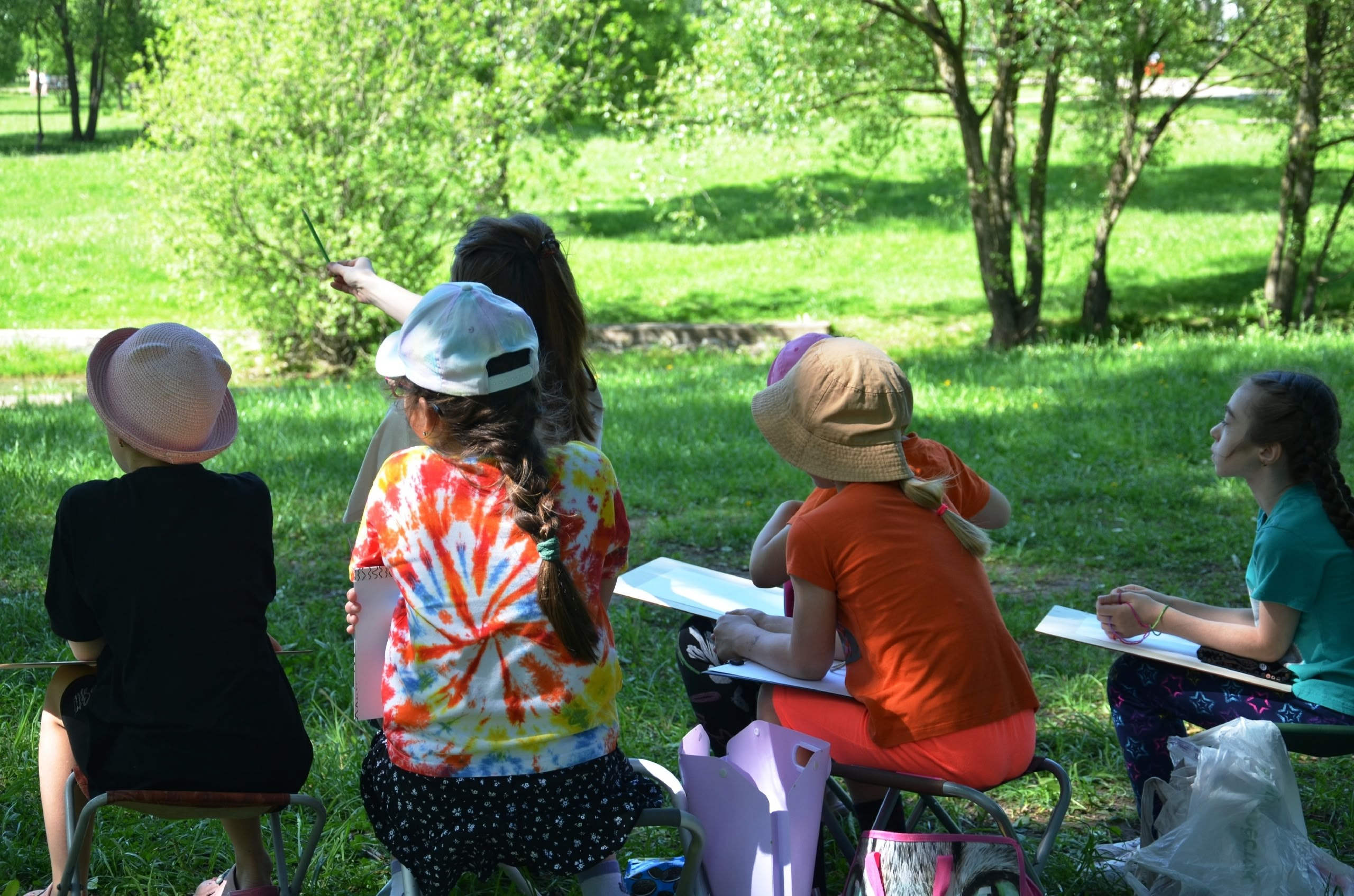 Творческие занятия на природе. Изостудия «Мы рисуем!» ♥ Южное Бутово, Москва