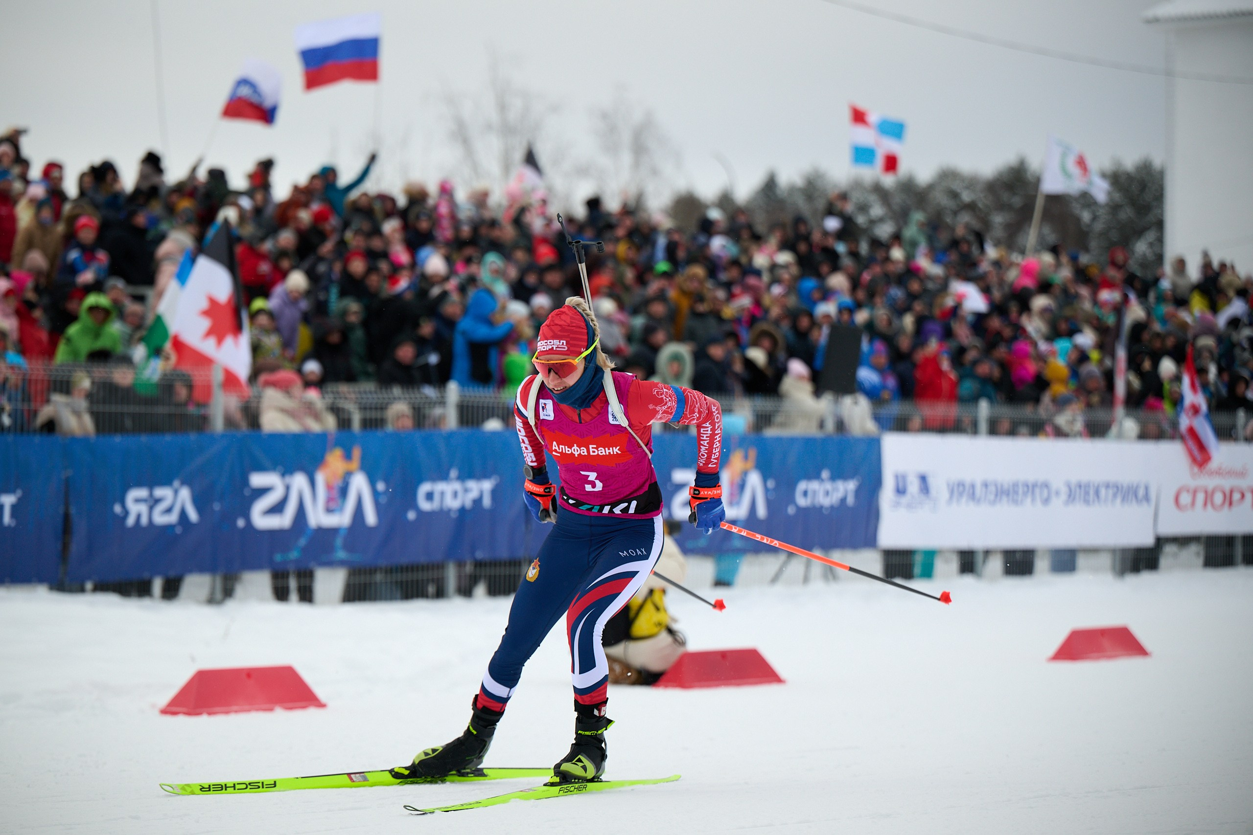 Биатлон. Чемпионат России — 2024/2025, 3-й этап, Ижевск. Ижевская винтовка. Спортивный репортажный фотограф в Ижевске Сергей Мерзляков