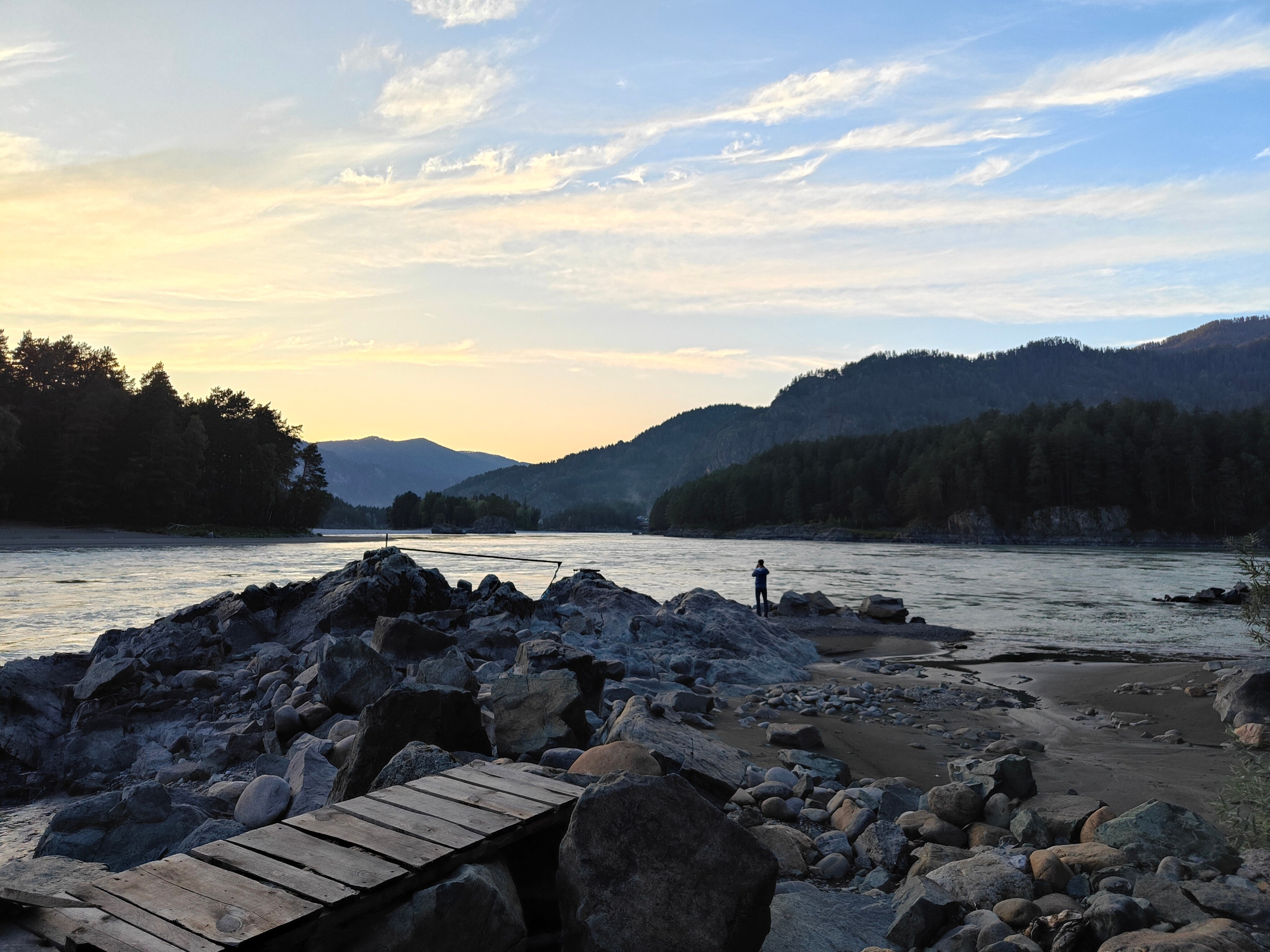 Катунь на Айском тракте и вечерний Кызыл-Таш. Фотограф-документалист Мария Осокина