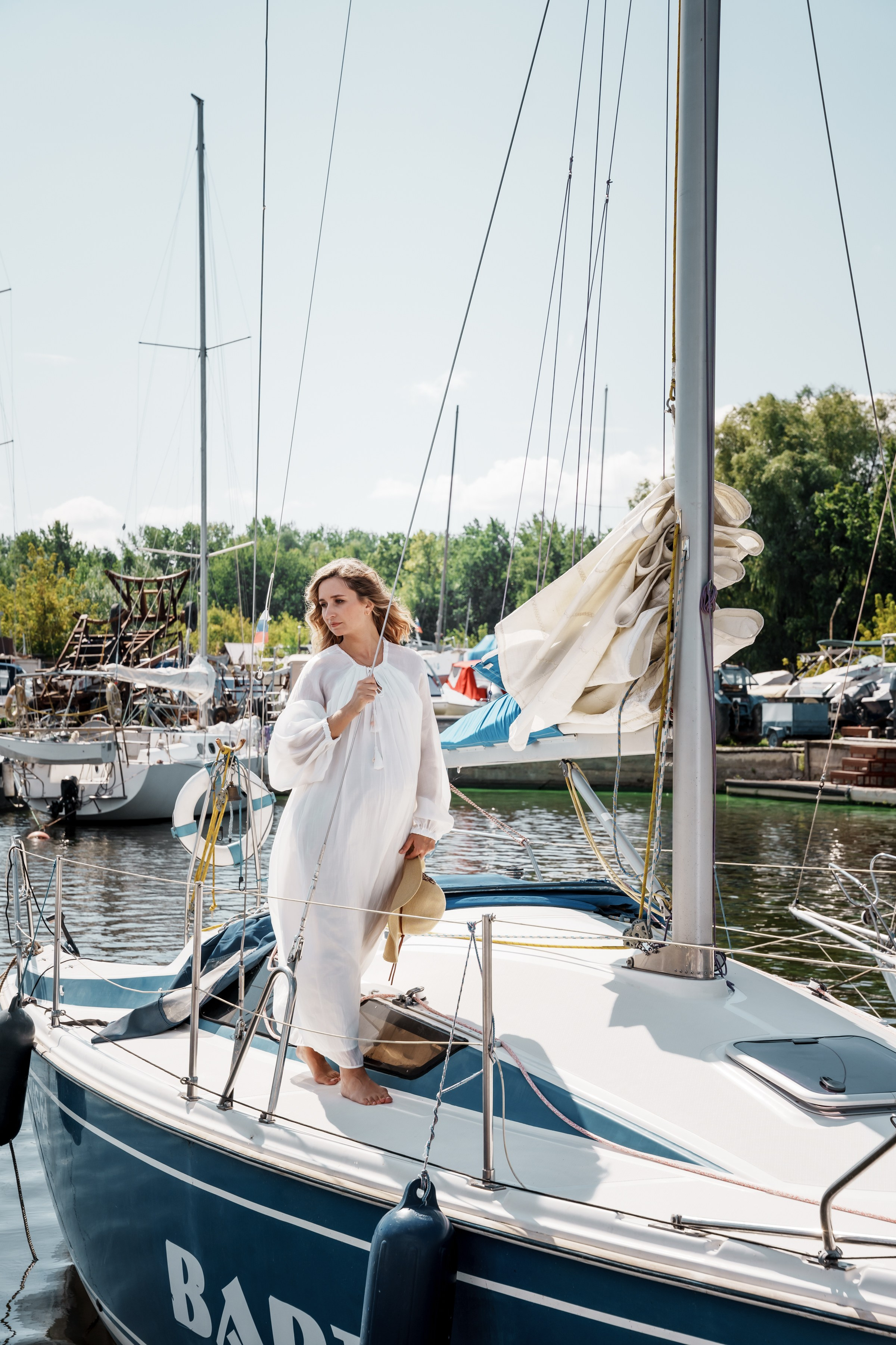 На яхте. Ольга Плаксина фотограф в Саратове