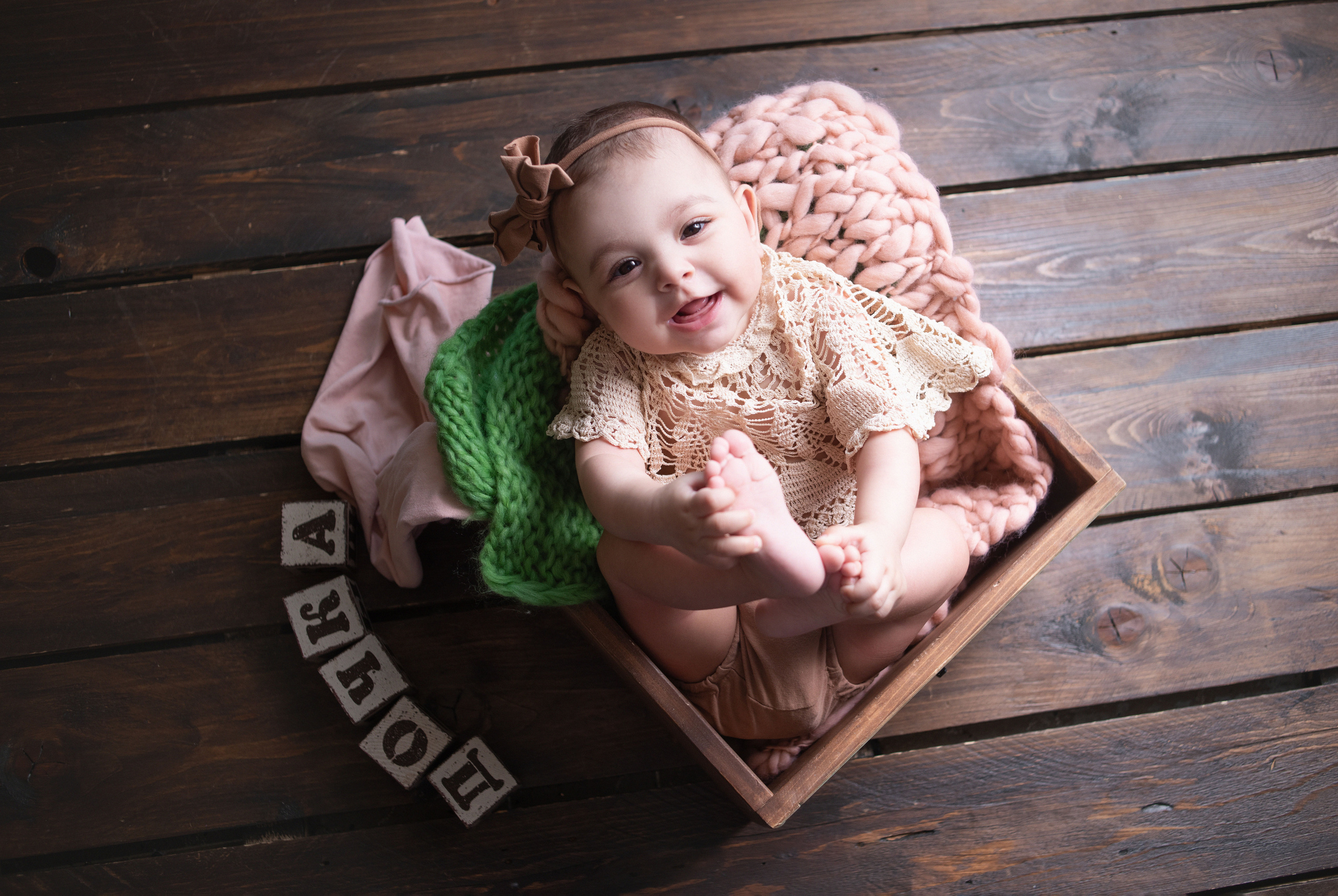 Малыши до года. Фотограф Новорожденных во Владивостоке Ольга Галаницкая