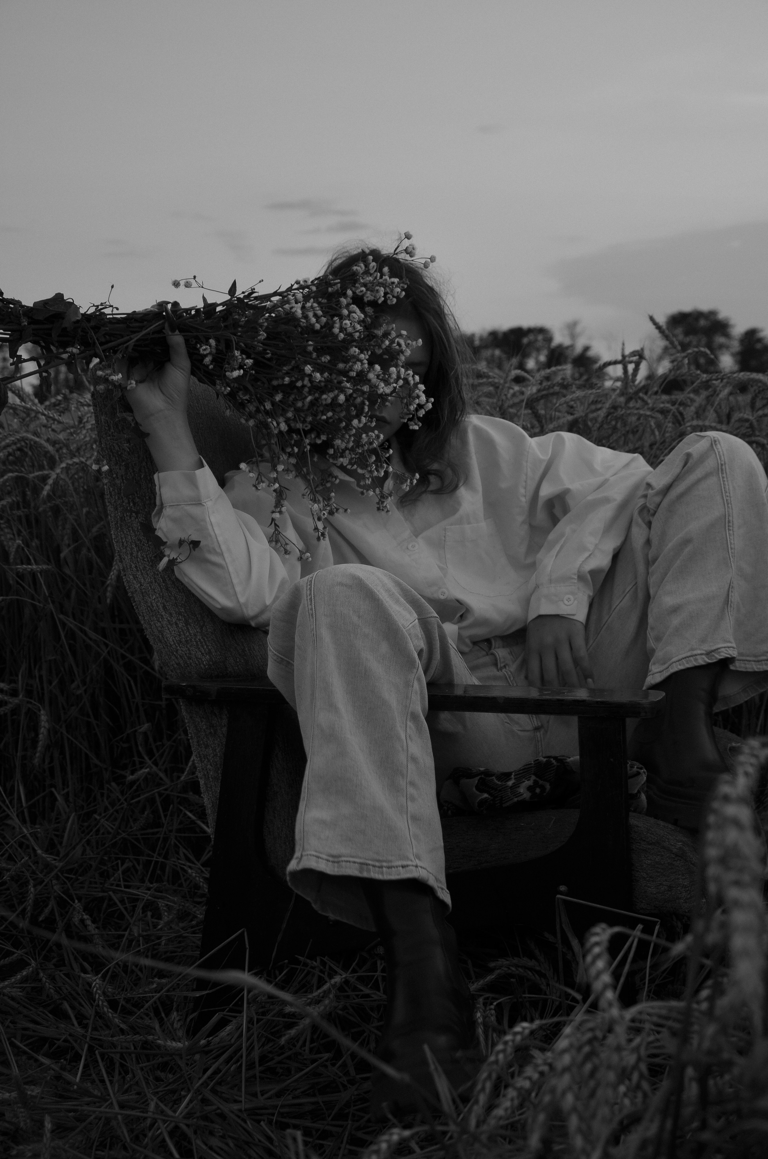 Ксения в поле