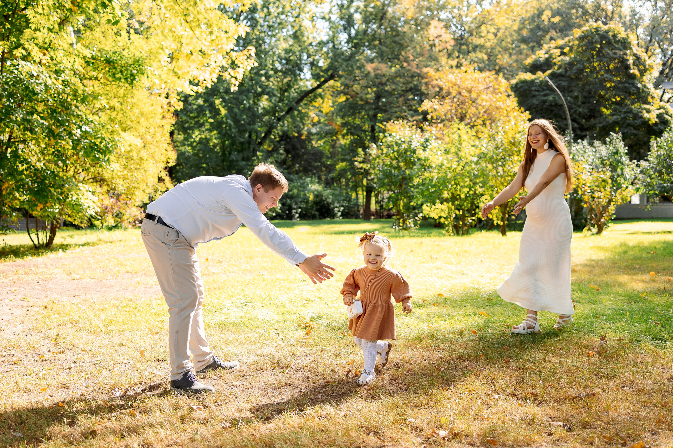 Семейная история в парке. Семейный Фотограф в Москве Евгения Симоненко