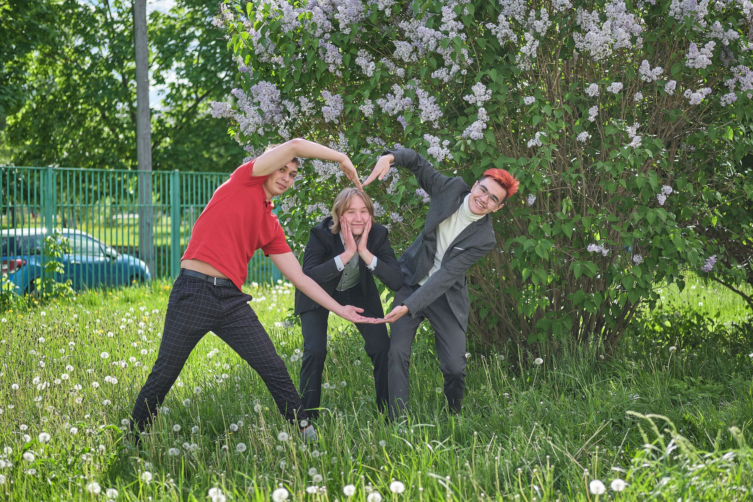 Школьная съёмка выпускников (Репортаж)