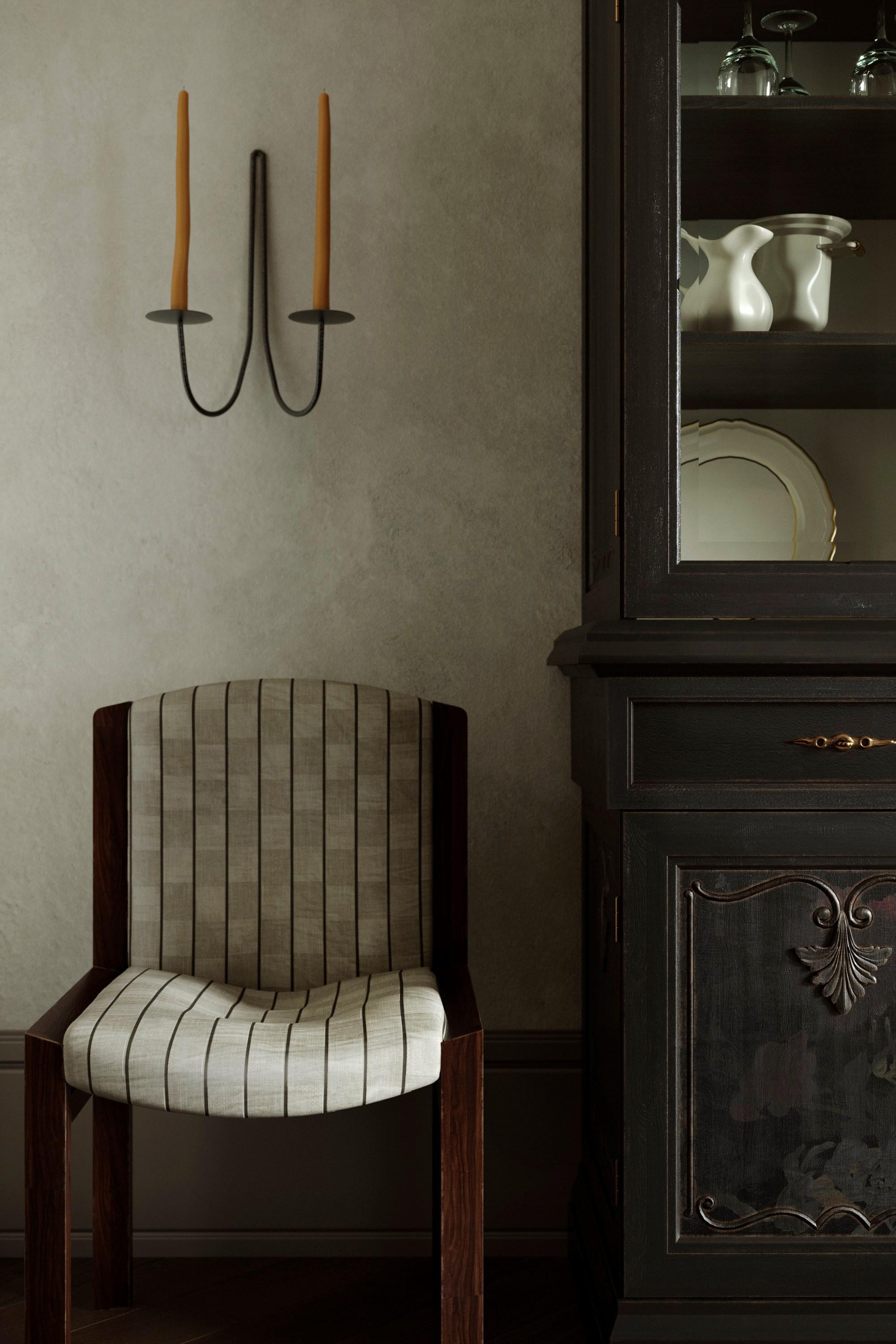 Работа по референсу Agusta Hoffman. Визуализации Дизайн проектов