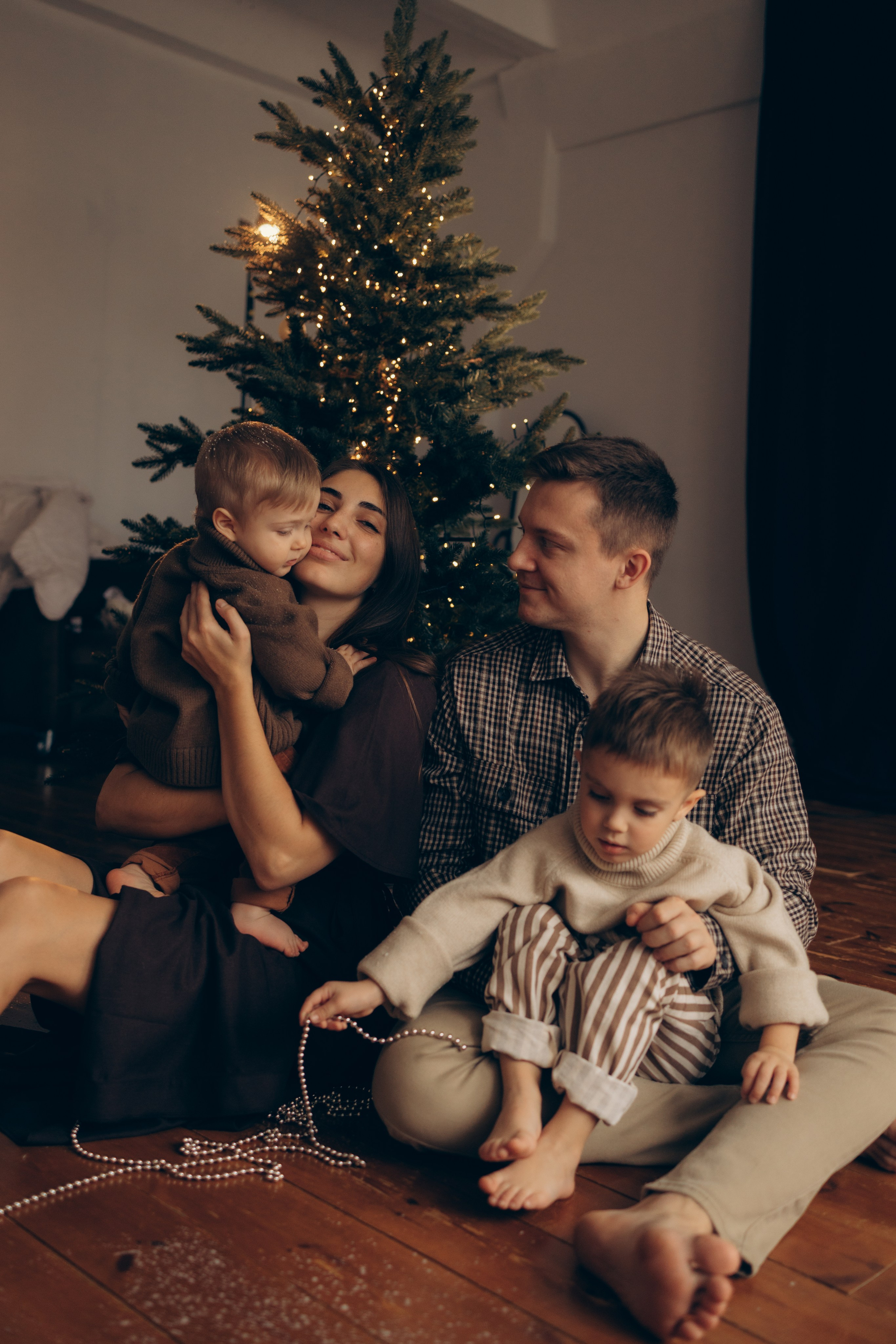 Семейный новый год. Семейный фотограф Москва Наталия Осьмакова