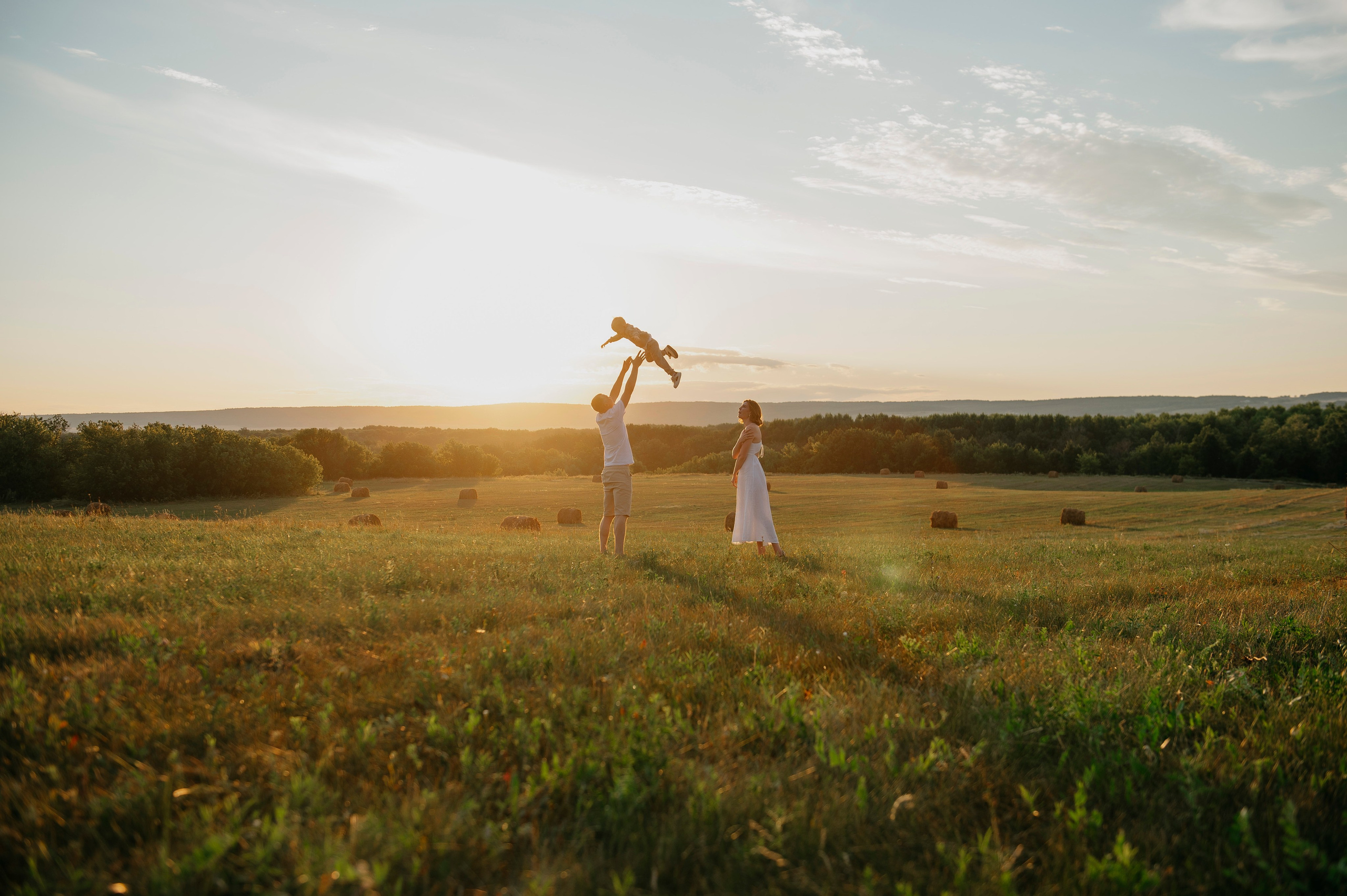 Семейная прогулка на закте. Фотограф Дарья Семина