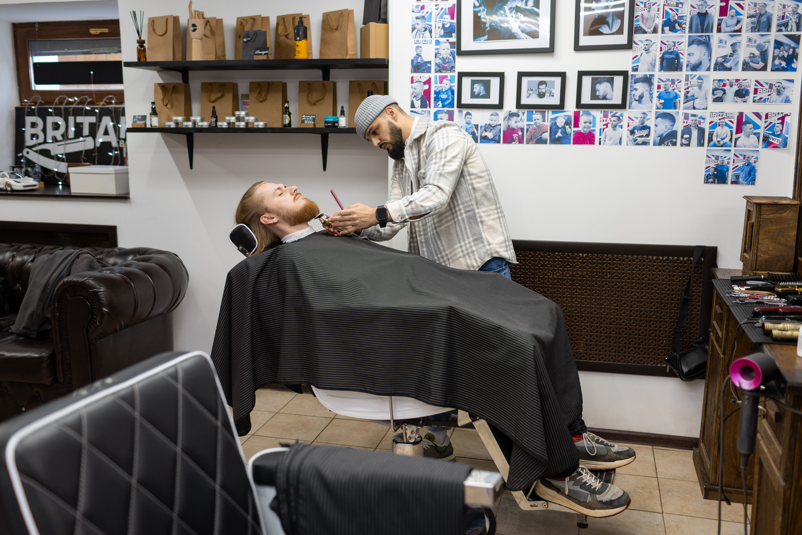 Барбершоп BRITANIA. Фотограф Наталья Молчанова