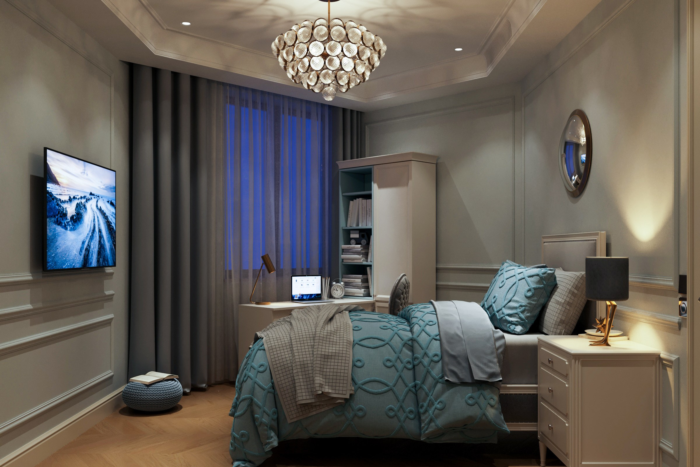 Квартира 163 кв.м в Ж.К. «Олимпия». Антон Пичкур — архитектор