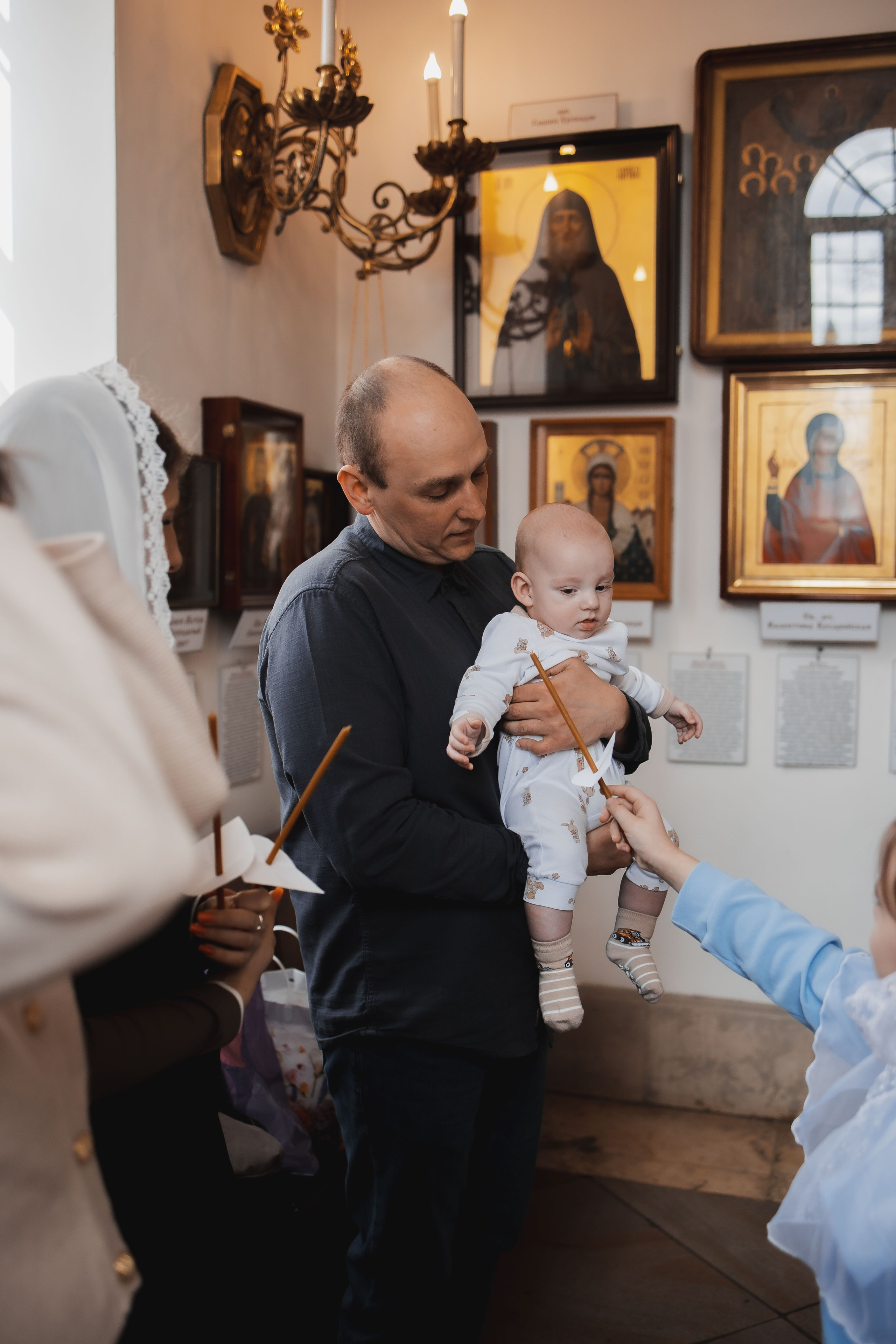 Крещение Дмитрия. Семейный, индивидуальный фотограф в Москве Ангели Марина