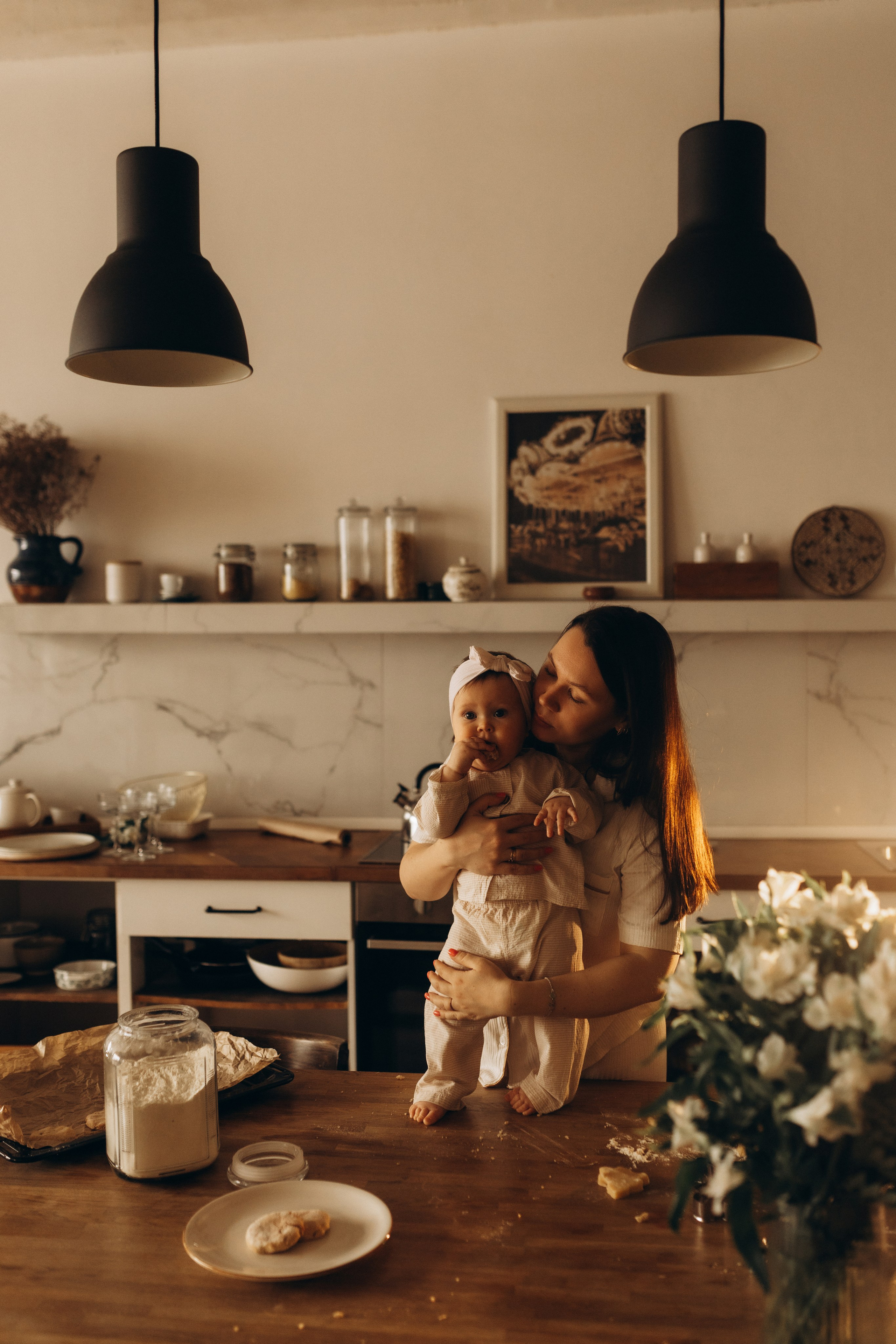 Печём печенье. Семейный фотограф Москва Наталия Осьмакова