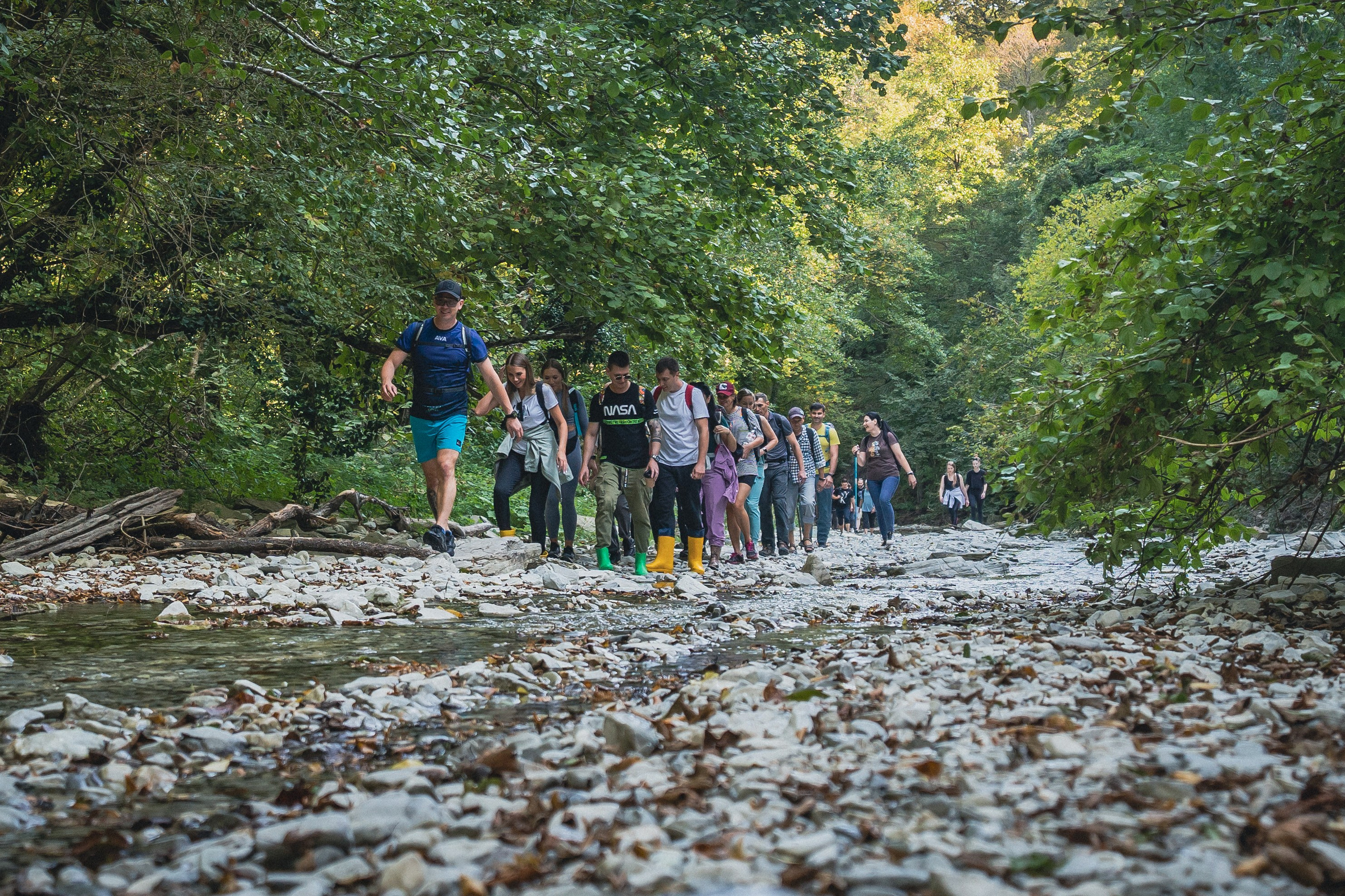 Поход на Полковничьи водопады АСК 26.09.23. Репортажный фотограф в Краснодаре Рындин Дмитрий