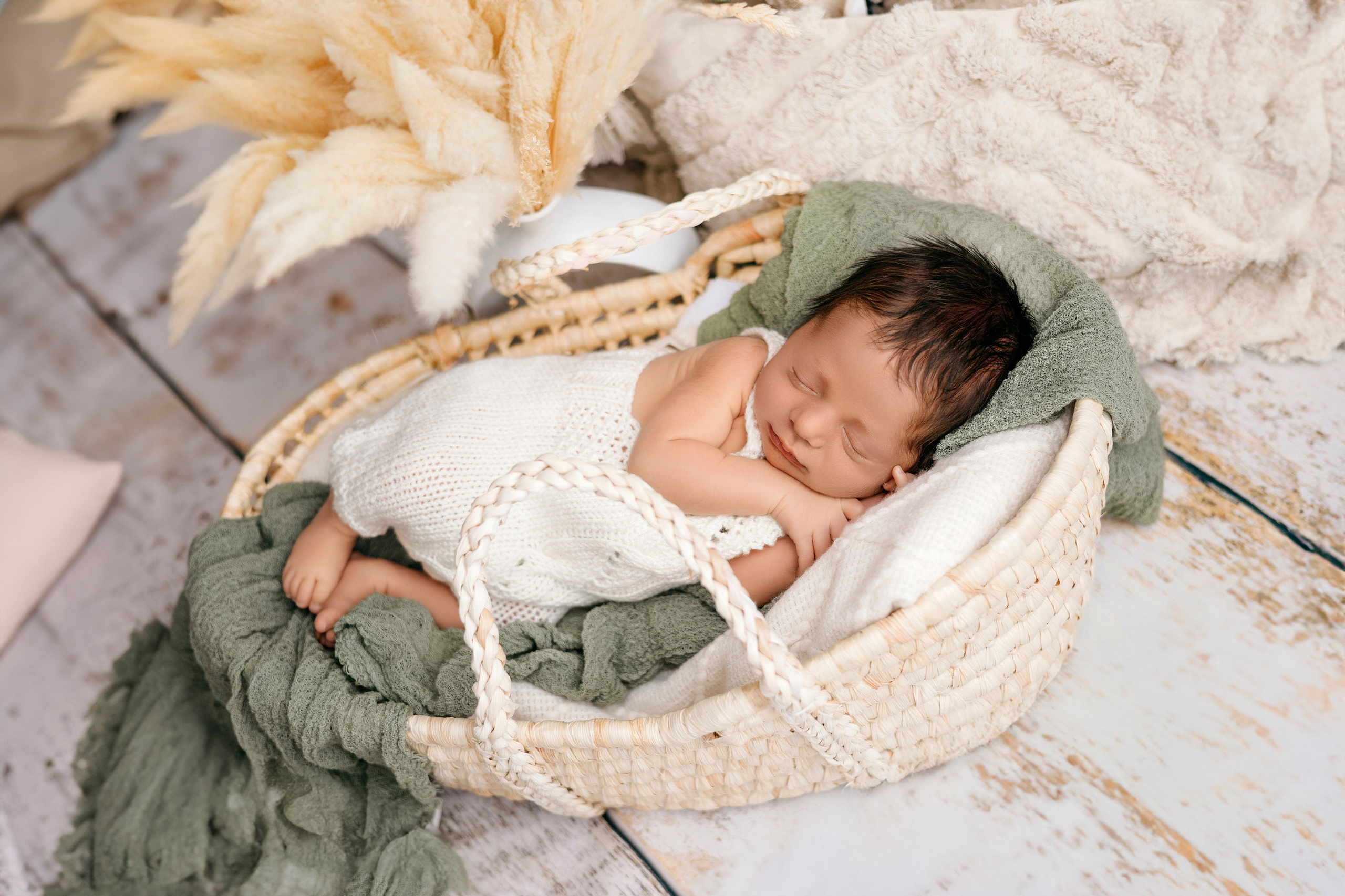 фотосессия малыша дома